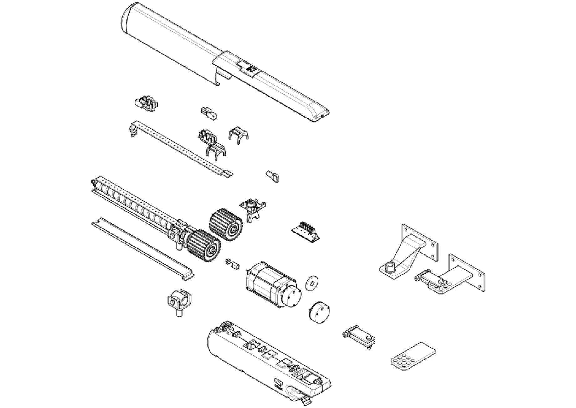 Serviceteile, Schema zum Fahren CAME Came Ati A3024