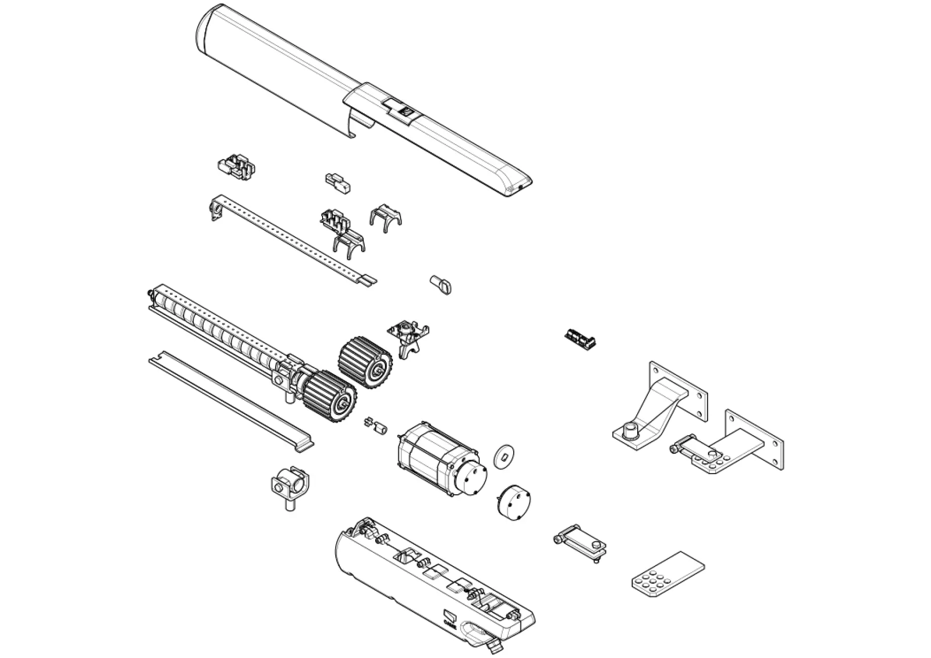 Serviceteile, Schema zum Fahren CAME Came Ati A3024N