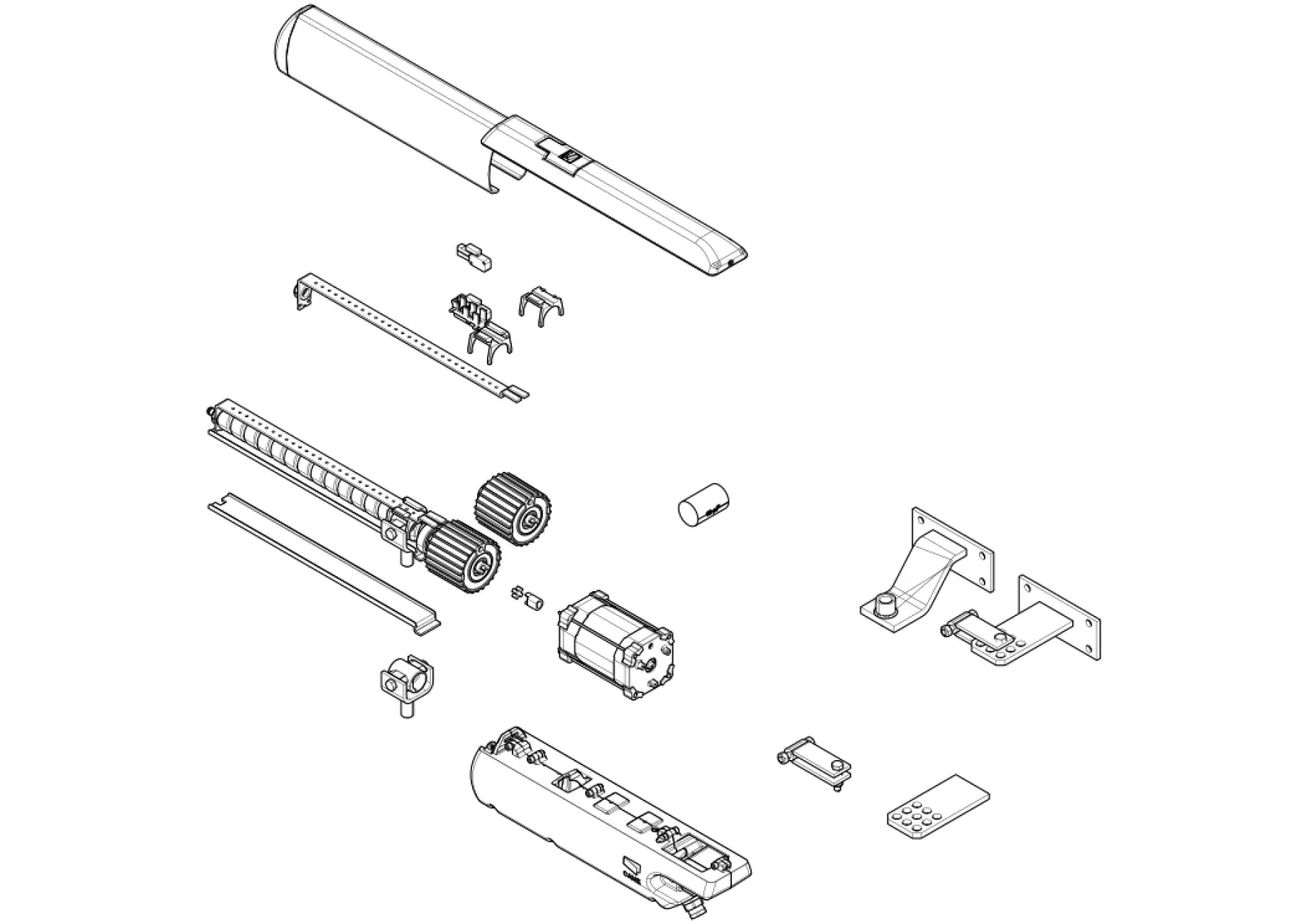 Serviceteile, Schema zum Fahren CAME Came Ati A3100