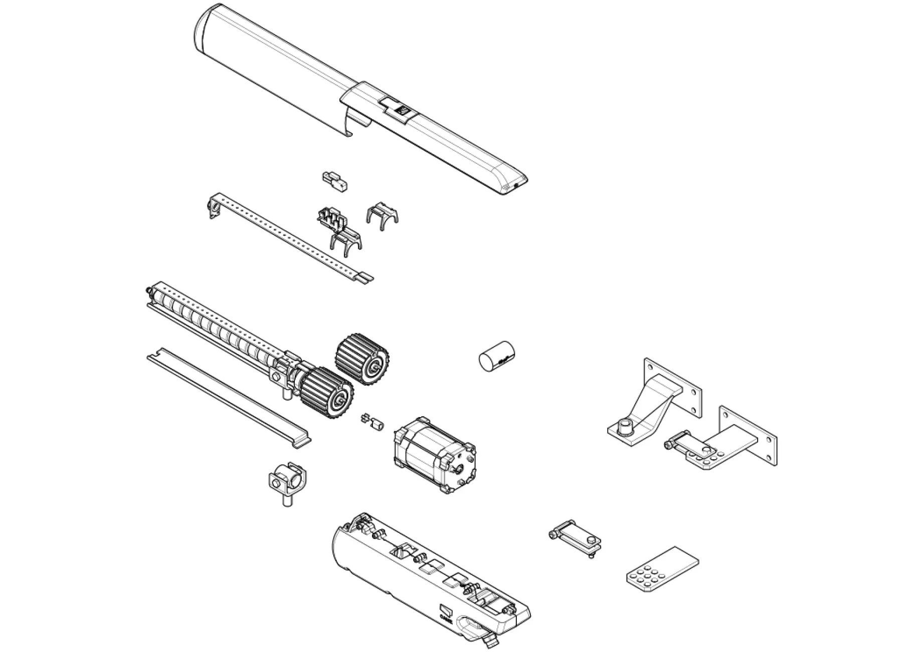 Serviceteile, Schema zum Fahren CAME Came Ati A3106