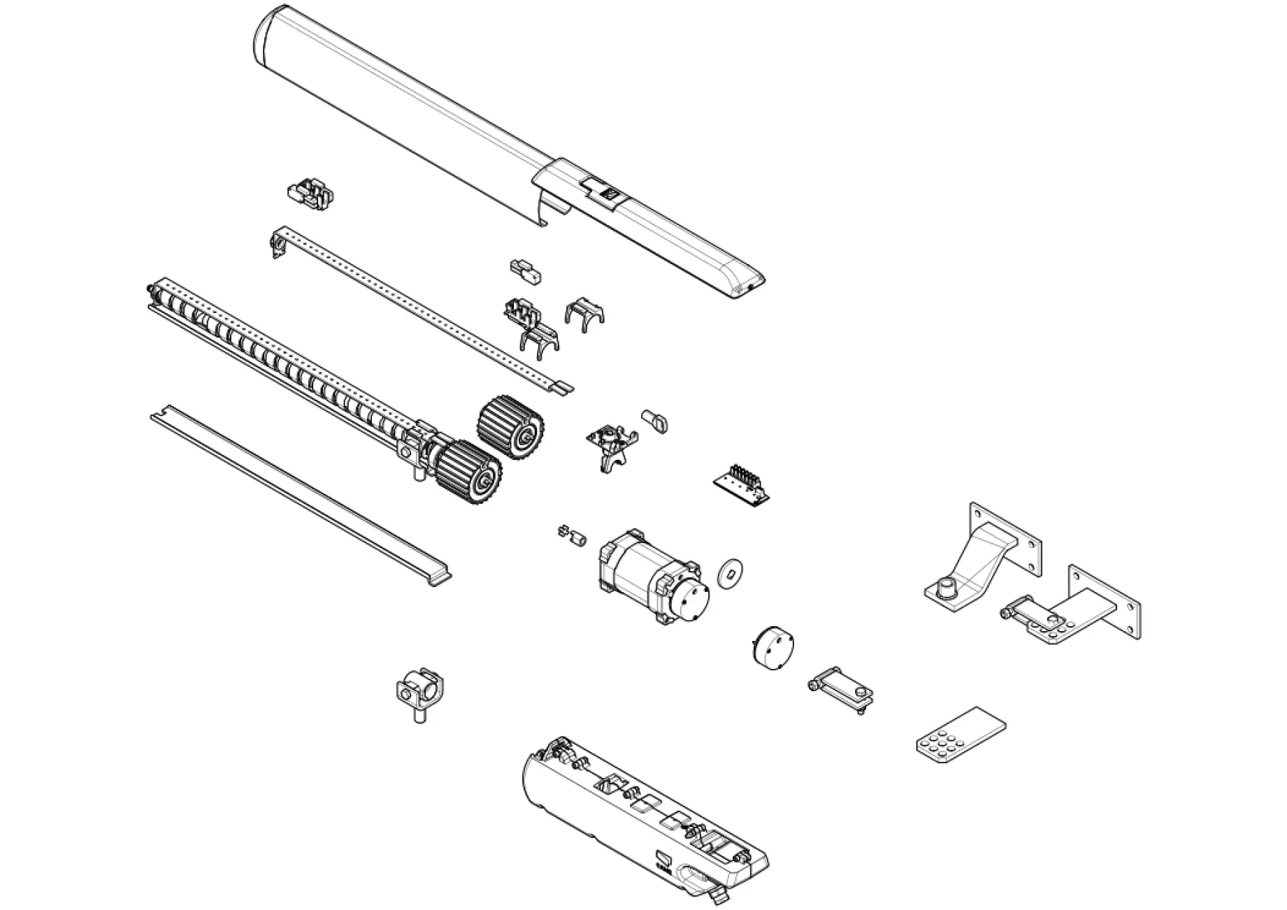 Serviceteile, Schema zum Fahren CAME Came Ati A5024