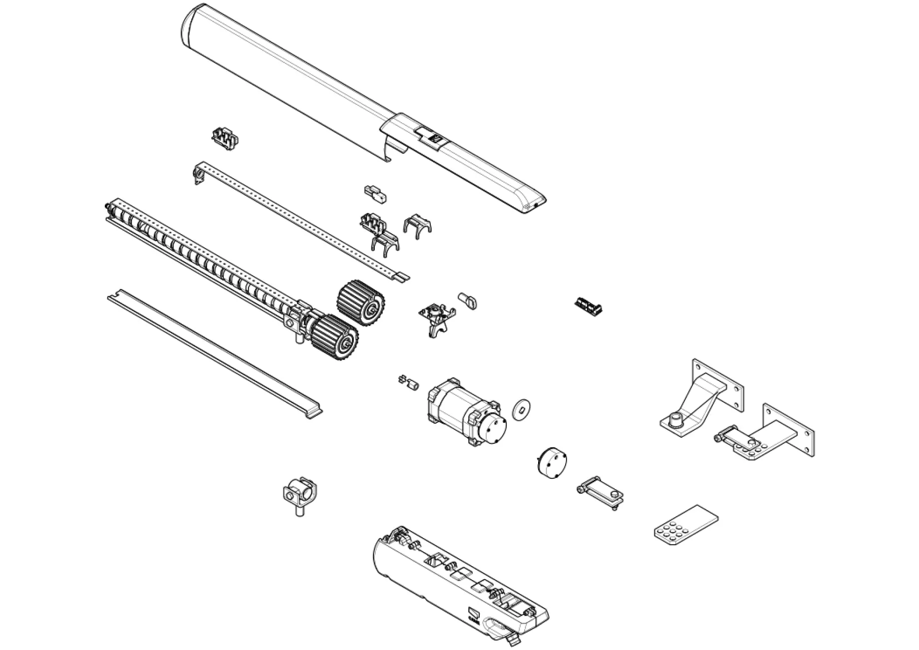 Serviceteile, Schema zum Fahren CAME Came Ati A5024N