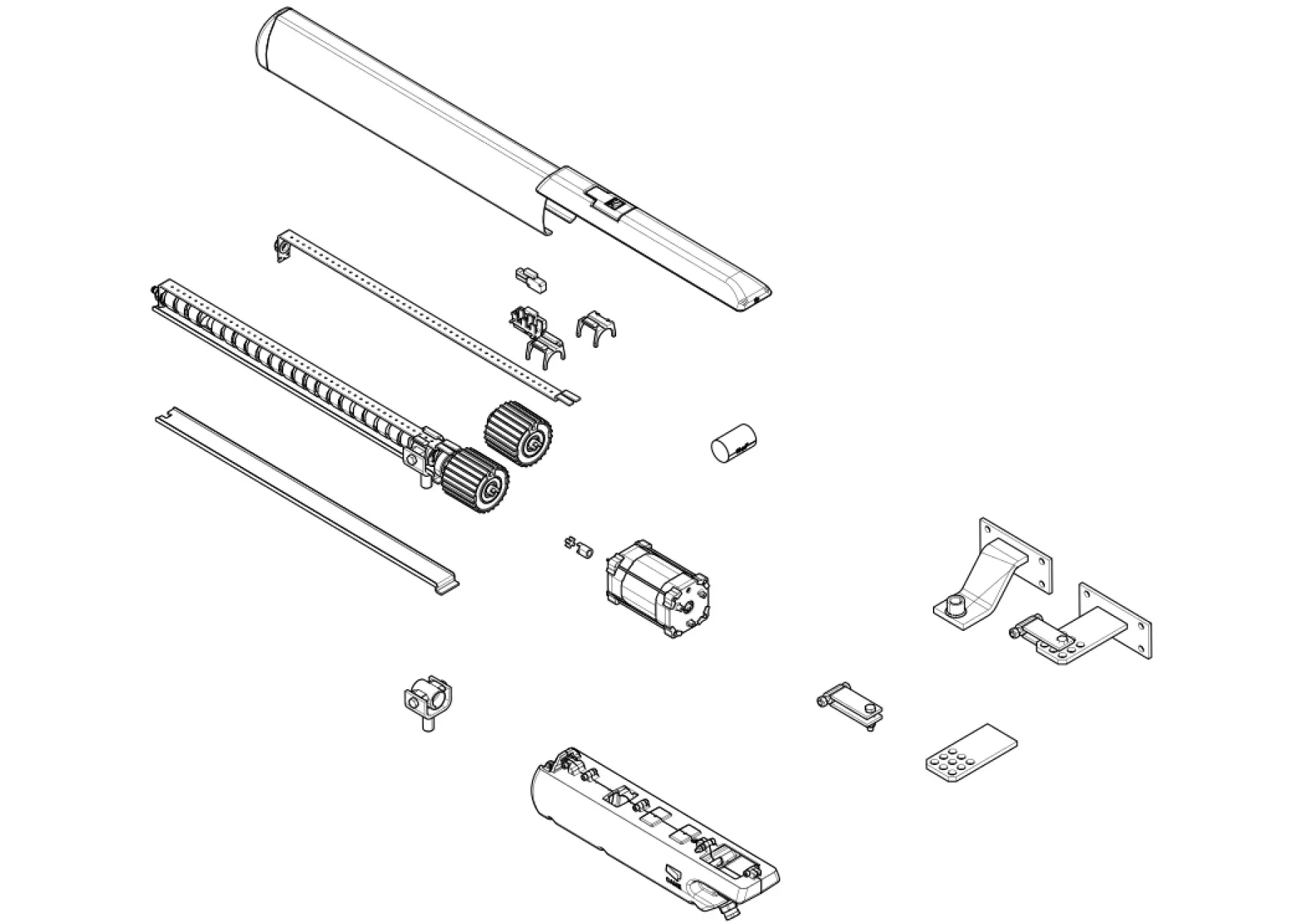 Serviceteile, Schema zum Fahren CAME Came Ati A5106