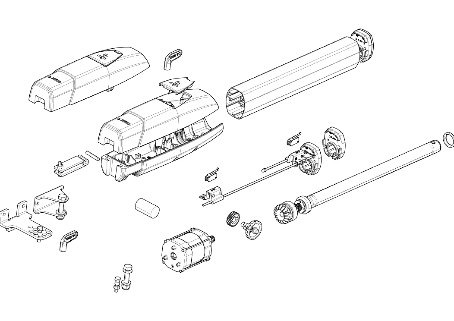 Serviceteile, Schema zum Fahren CAME Came Ats ATS30AGM