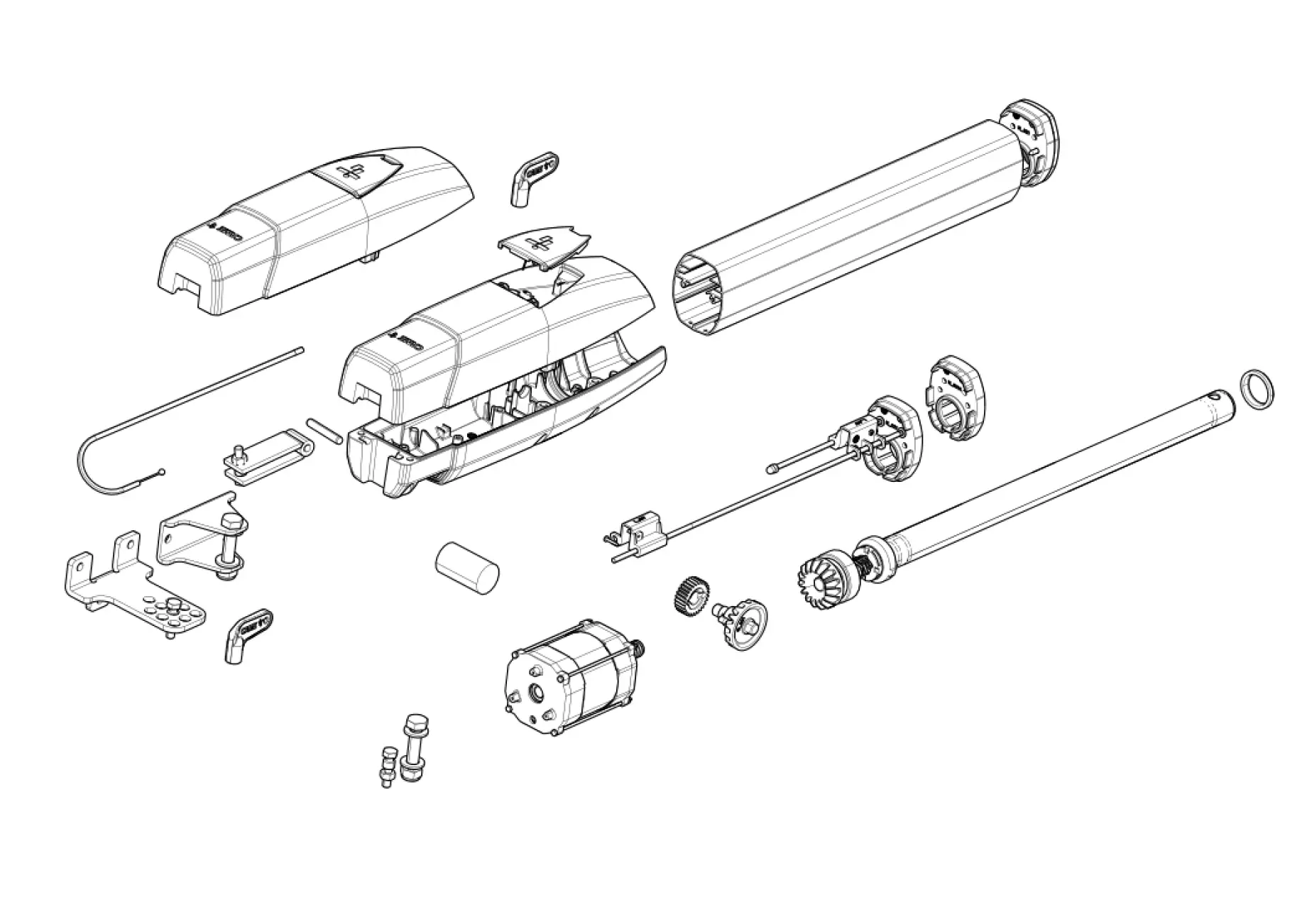 Serviceteile, Schema zum Fahren CAME Came Ats ATS30AGR
