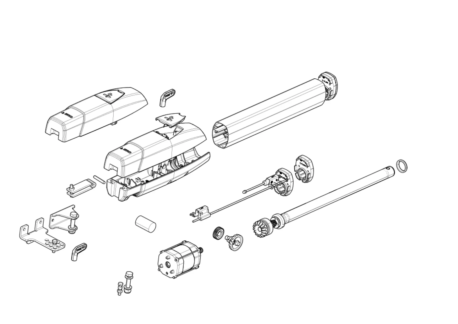 Serviceteile, Schema zum Fahren CAME Came Ats ATS30AGS