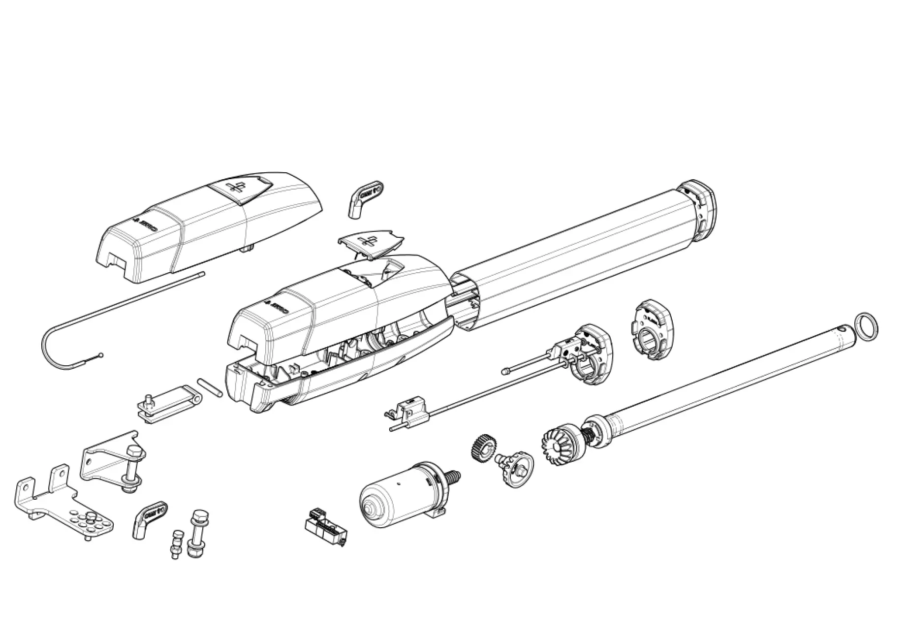 Serviceteile, Schema zum Fahren CAME Came Ats ATS30DGR