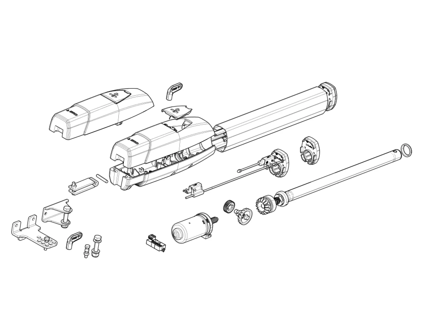 Serviceteile, Schema zum Fahren CAME Came Ats ATS30DGS