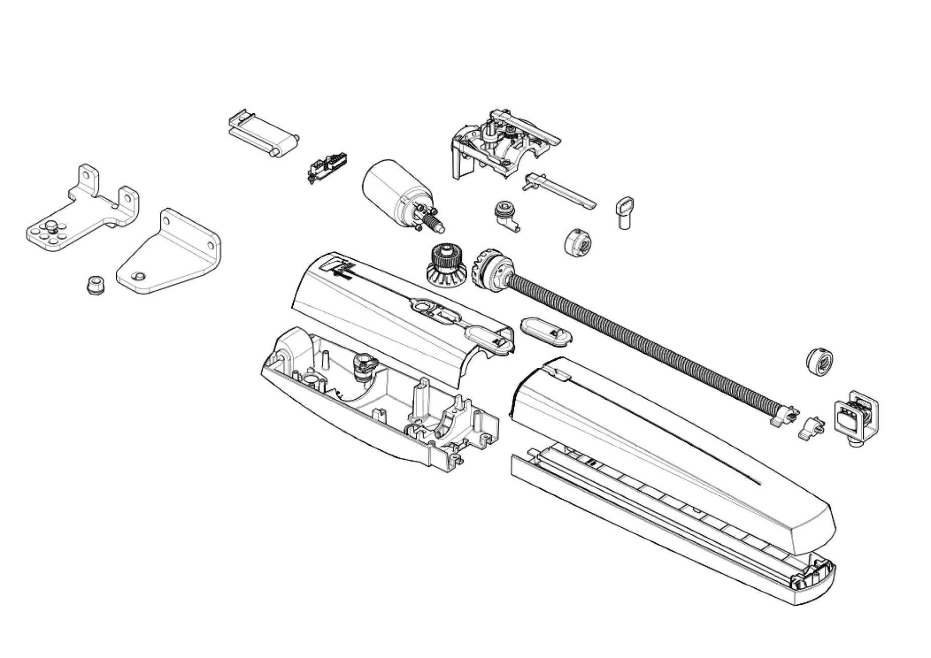 Serviceteile, Schema zum Fahren CAME Came Axi AXI20DGS