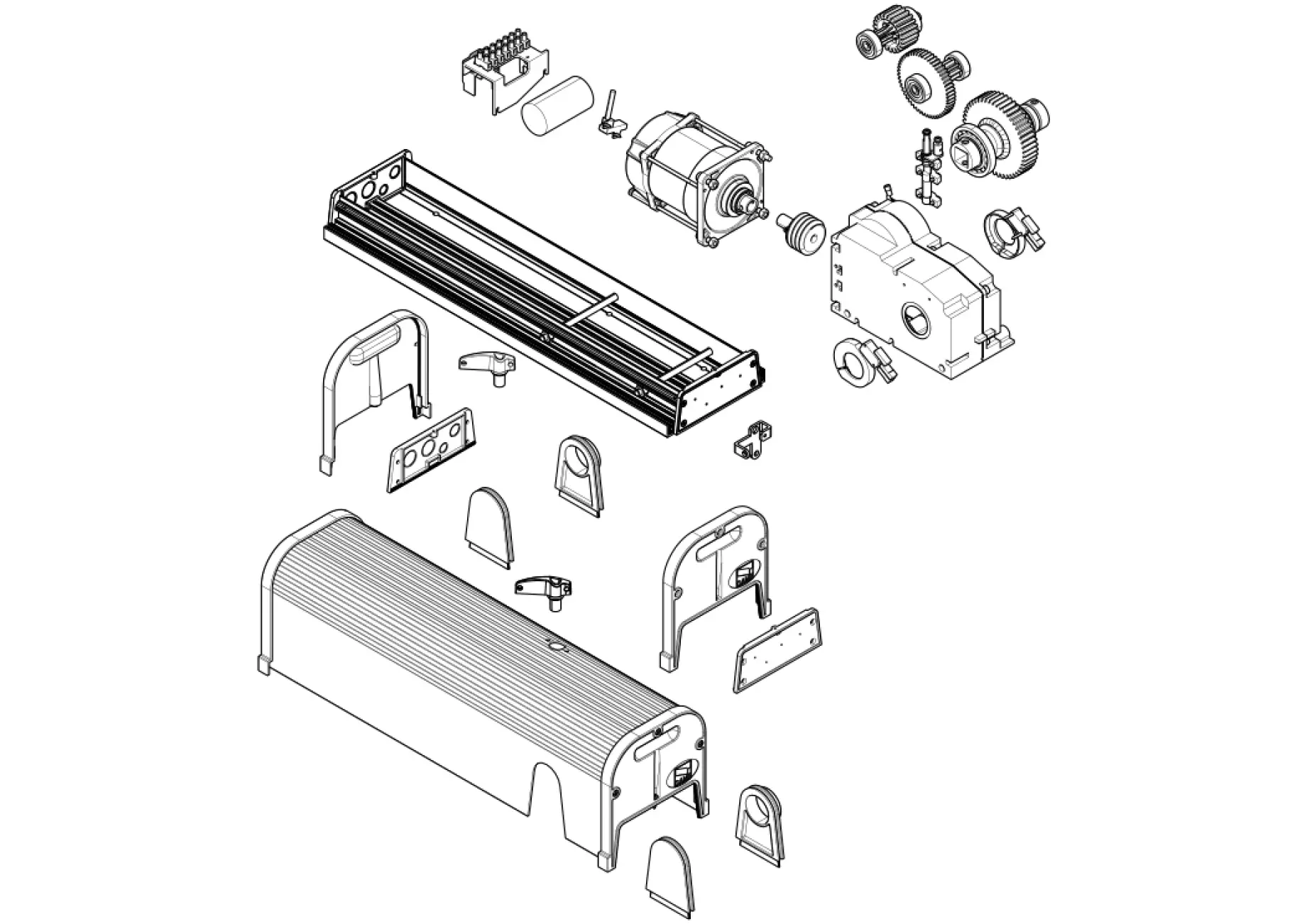 Serviceteile, Schema zum Fahren CAME Came F40230E