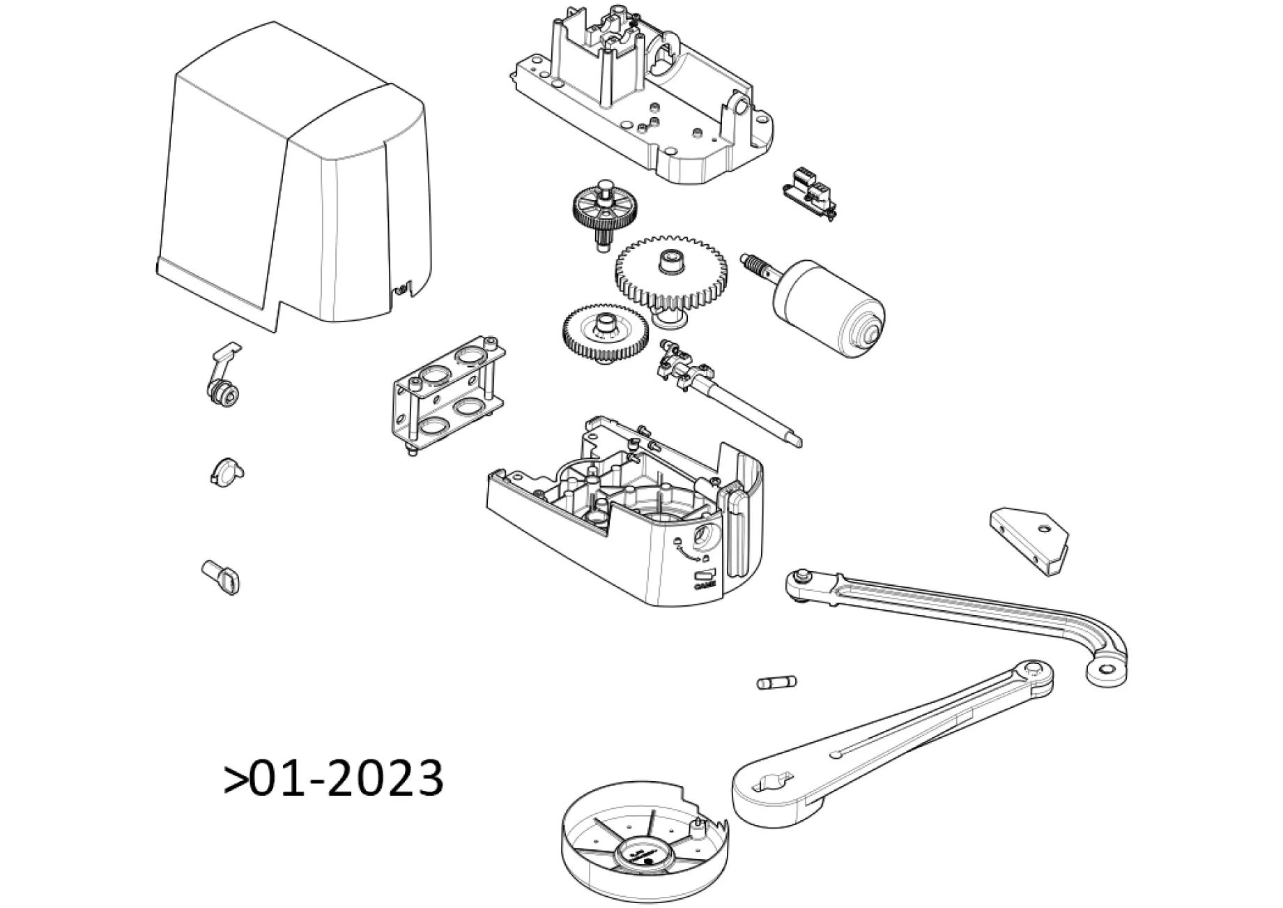 Serviceteile, Schema zum Fahren CAME Came Ftx FTX20DLS V