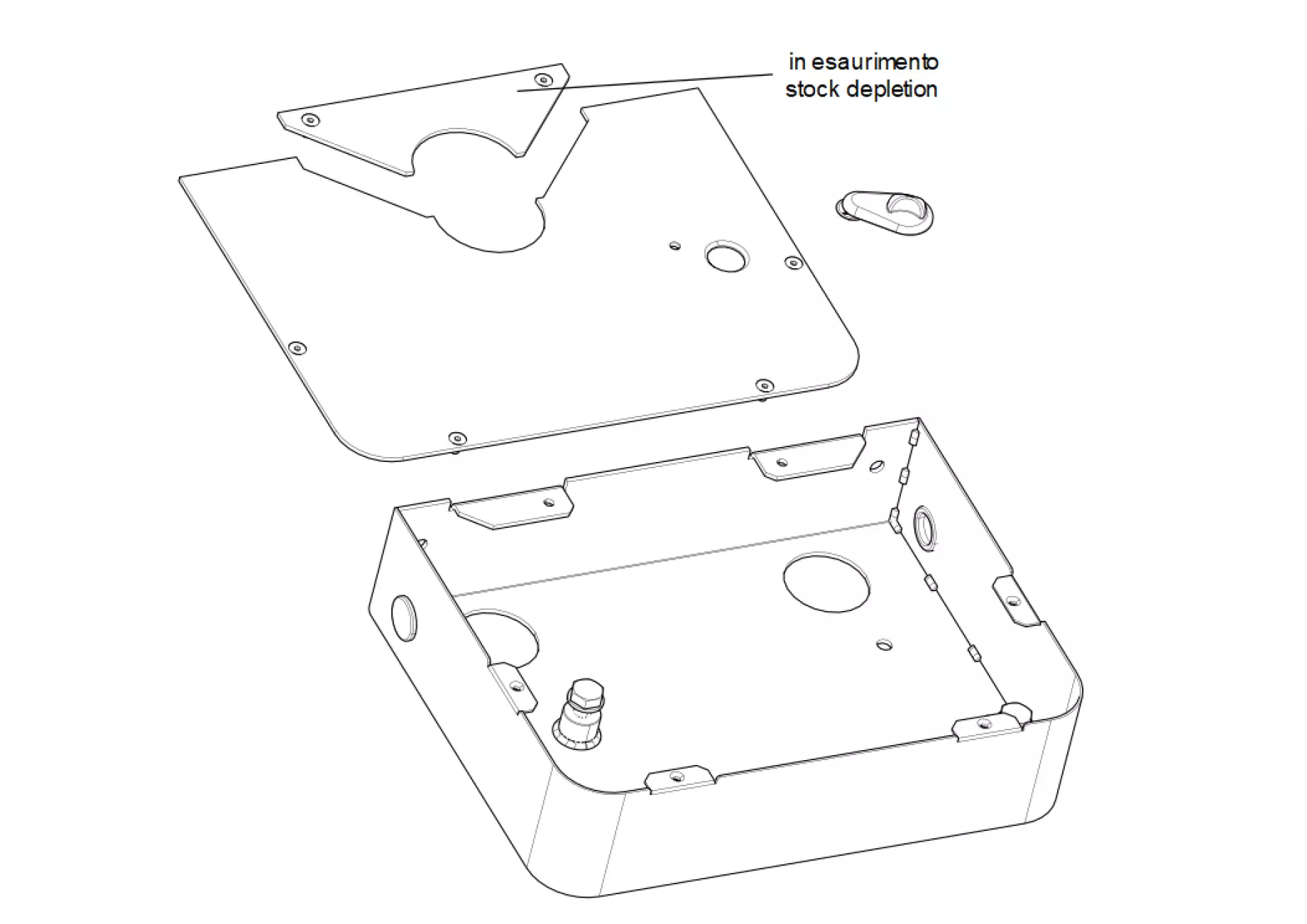 Serviceteile, Schema zum Fahren CAME Came Myto Myto-C