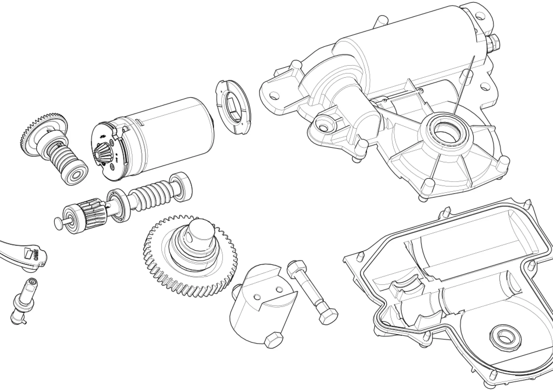 Serviceteile, Schema zum Fahren CAME Came Myto Myto-ME