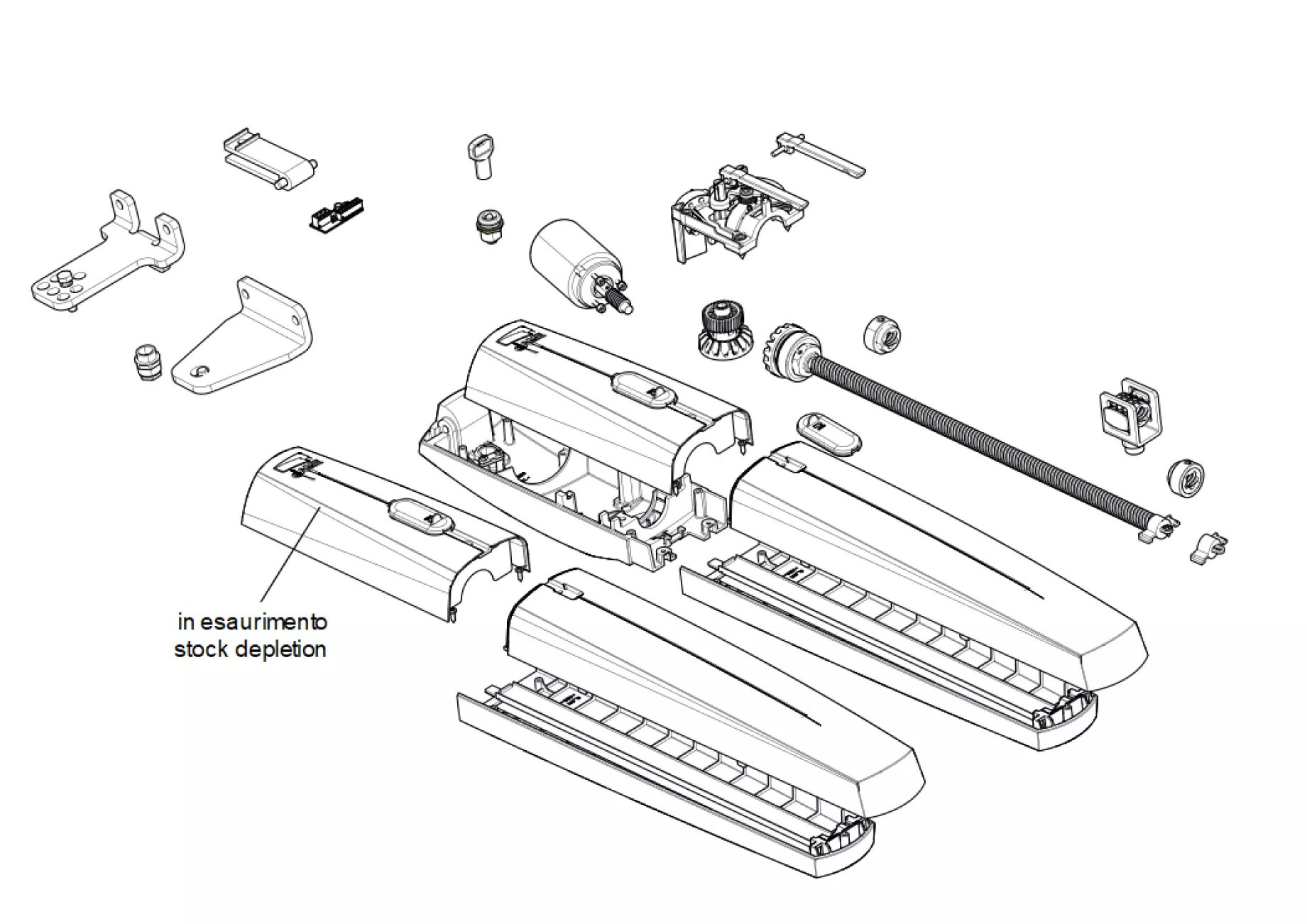 Serviceteile, Schema zum Fahren CAME Came SWN20