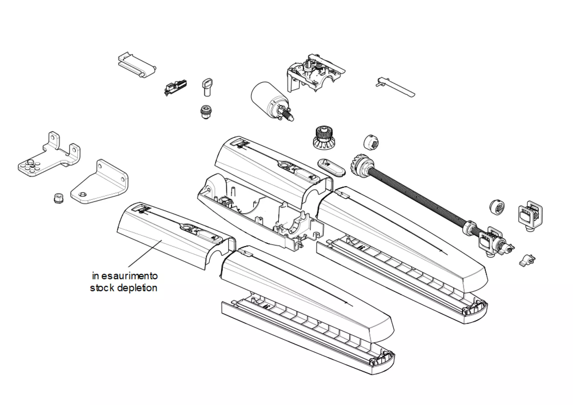 Serviceteile, Schema zum Fahren CAME Came SWN25