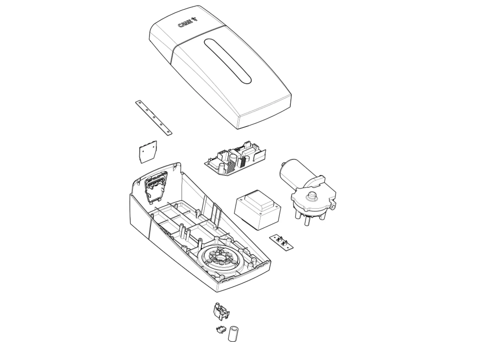 Serviceteile, Schema zum Fahren CAME Came Ver VER06DES