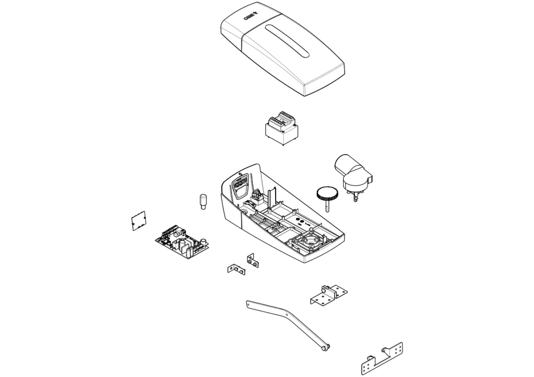 Serviceteile, Schema zum Fahren CAME Came Ver VER13DMS