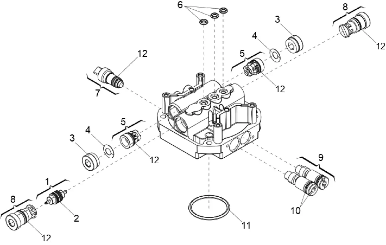 Serviceteile, Schema zum Fahren FAAC Faac 402 SB Kragen