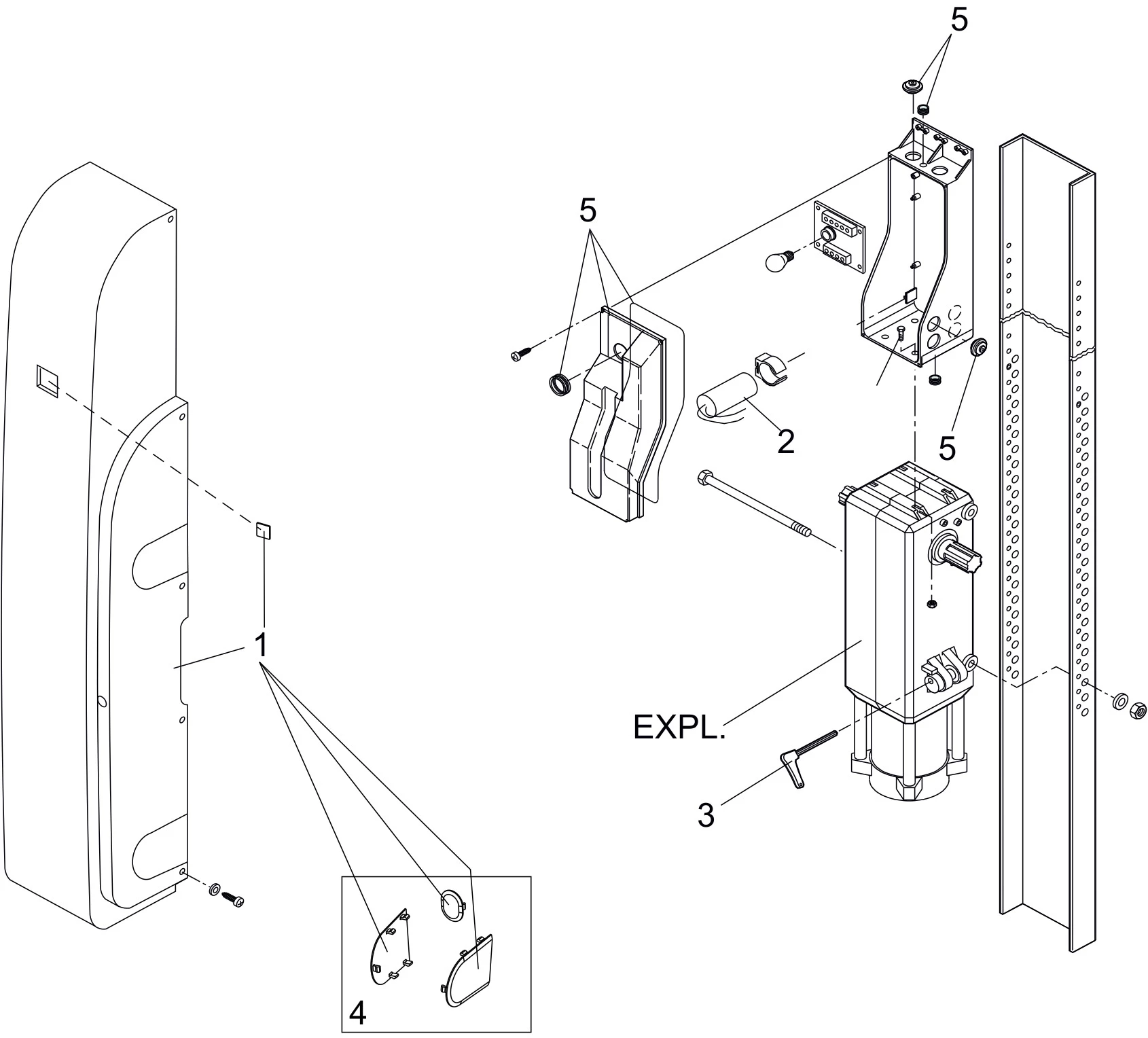 Serviceteile, Schema zum Fahren Genius Genius Euro Breeze Slave