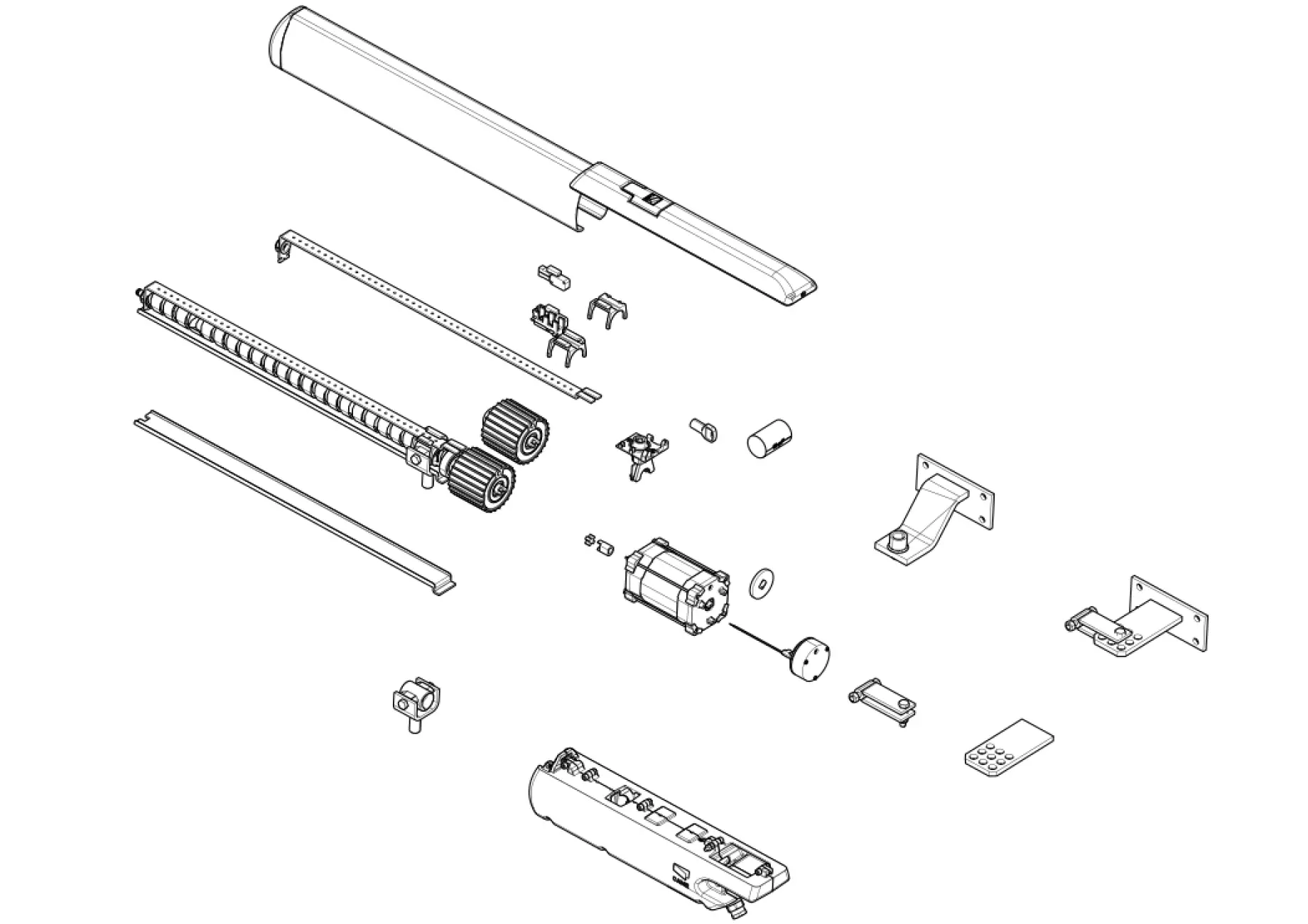 Сервисные запчасти, схема проезда CAME Came Ati A5000