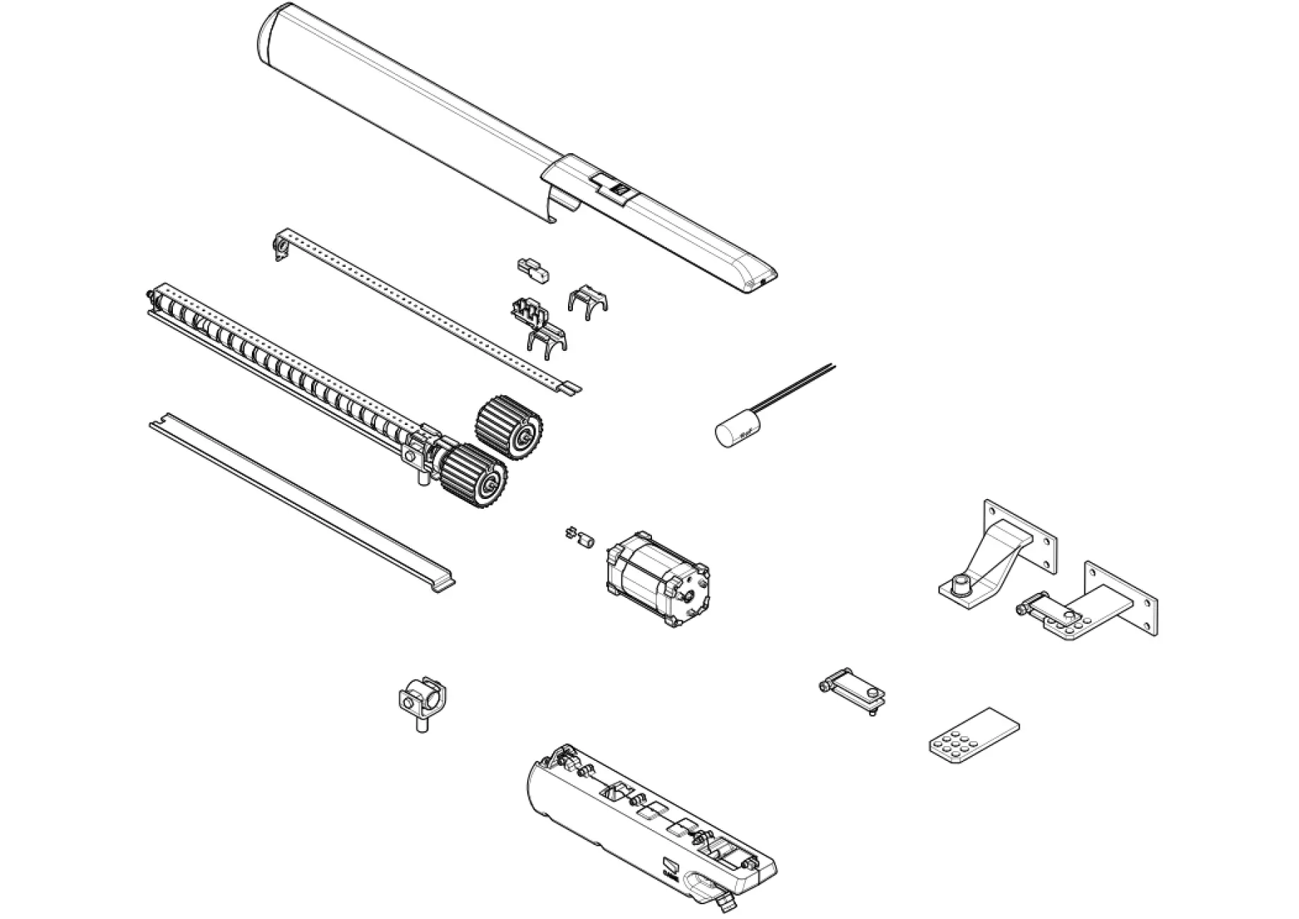 Сервисные запчасти, схема проезда CAME Came Ati A5100