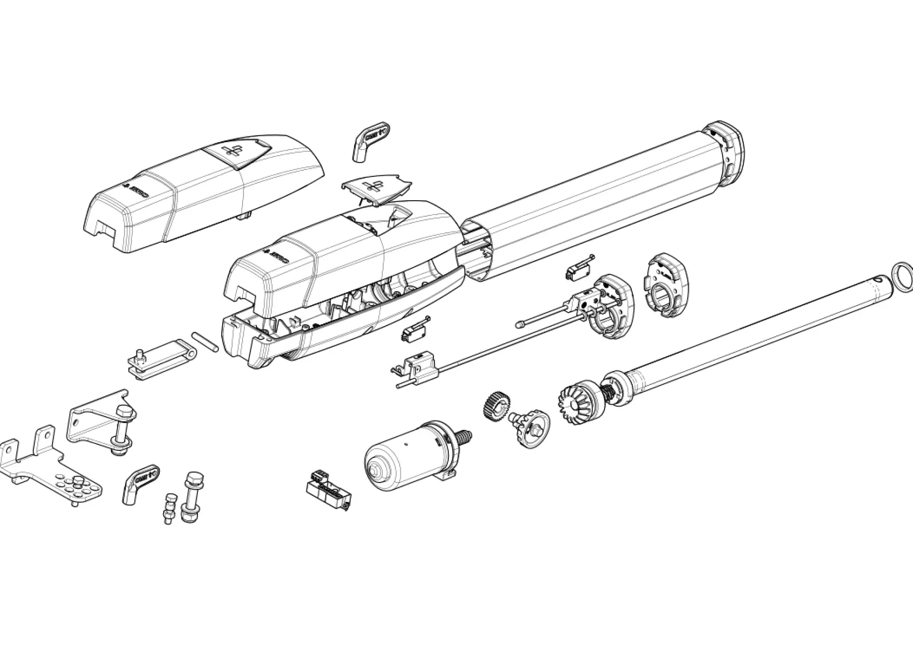Сервисные запчасти, схема проезда CAME Came Ats ATS30DGM