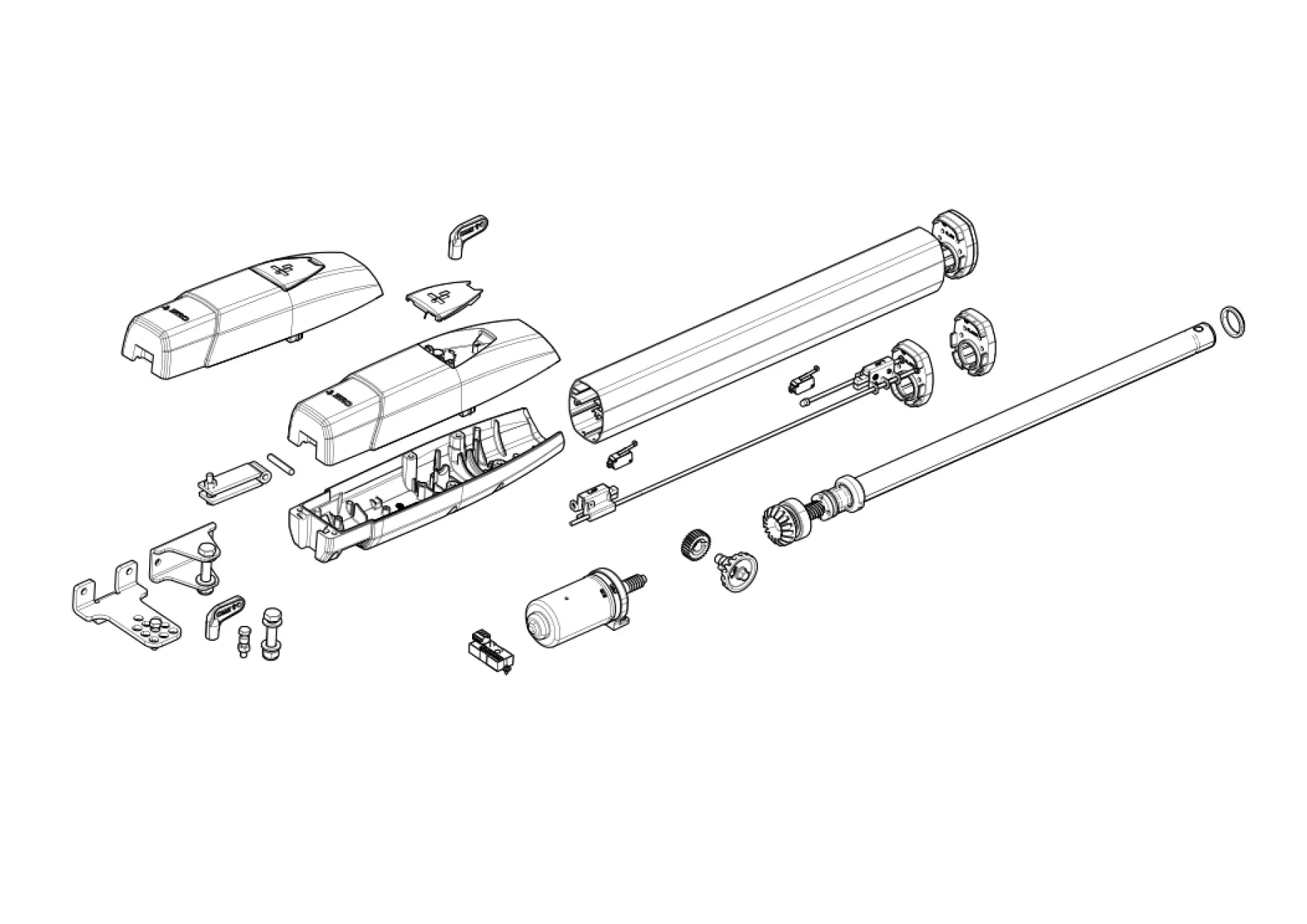 Сервисные запчасти, схема проезда CAME Came Ats ATS50DGM