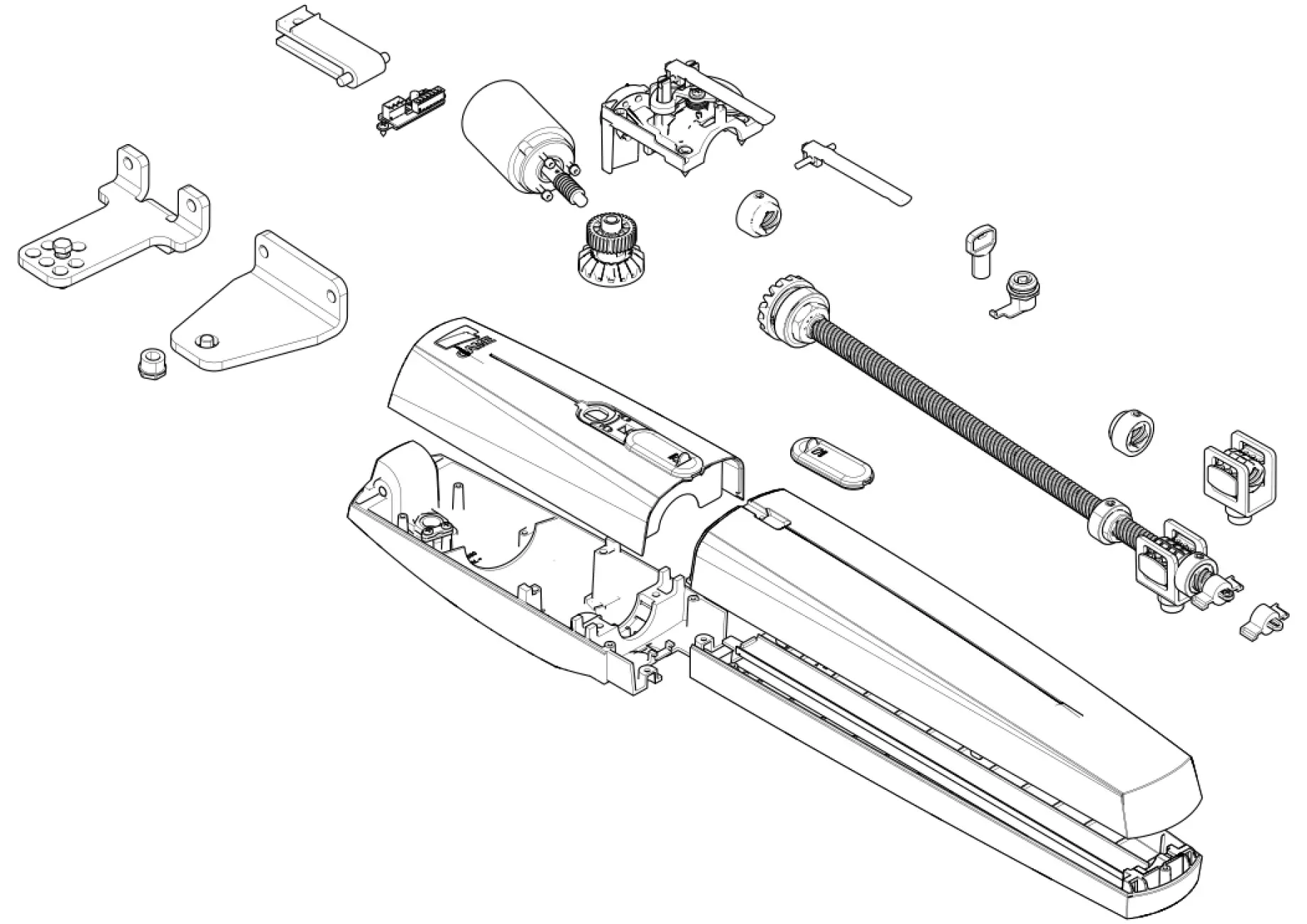 Сервисные запчасти, схема проезда CAME Came Axi AXI25DGS