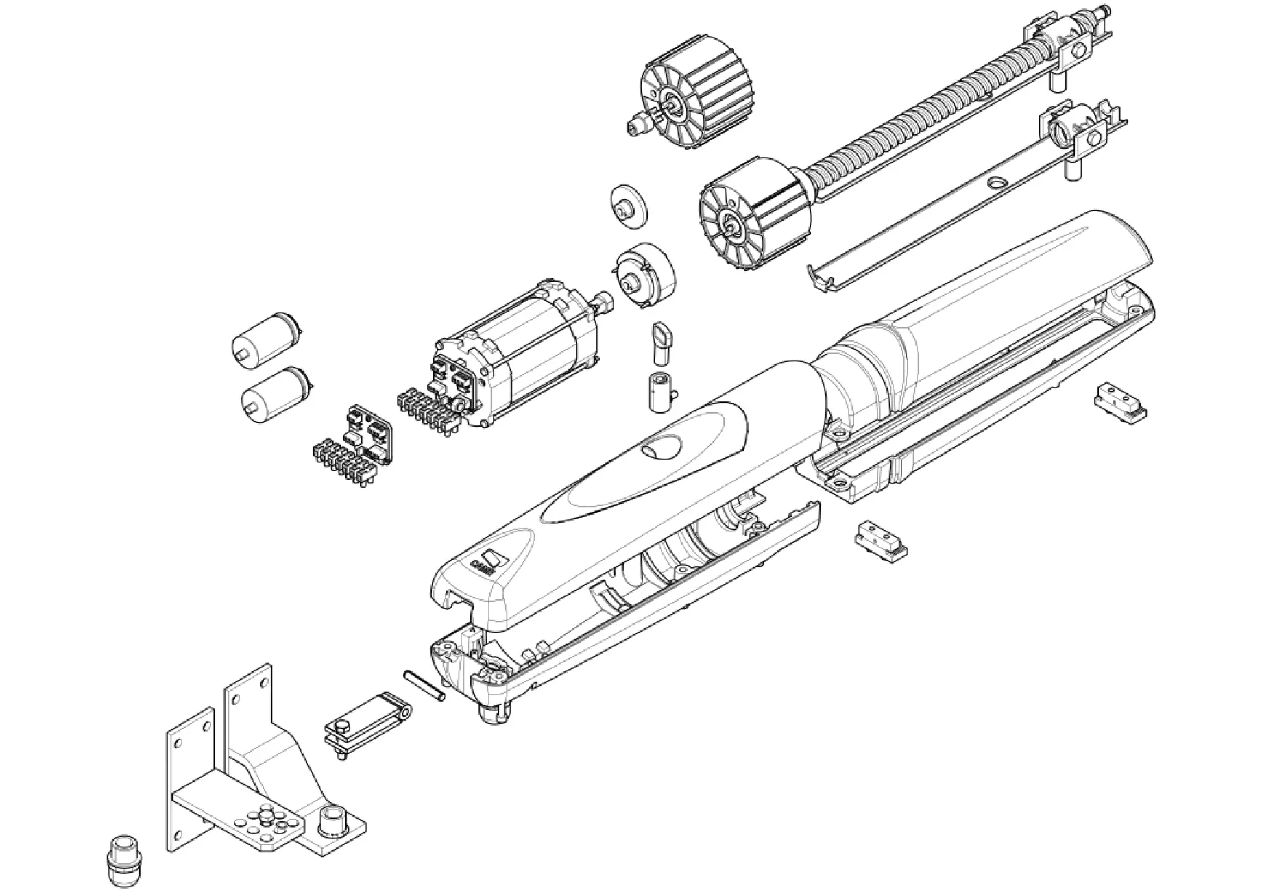 Сервисные запчасти, схема проезда CAME Came Axo AX402306