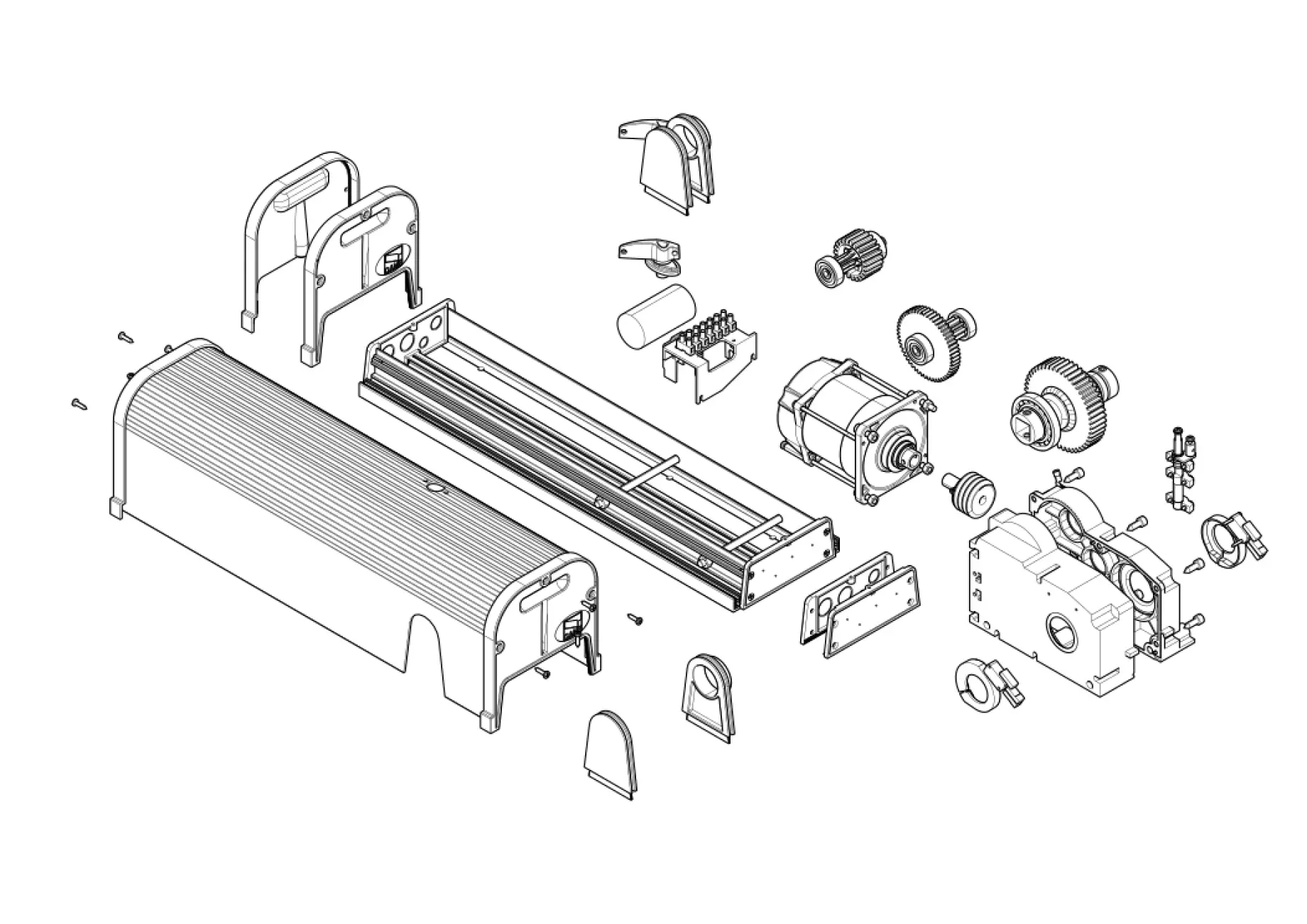 Сервисные запчасти, схема проезда CAME Came F4000