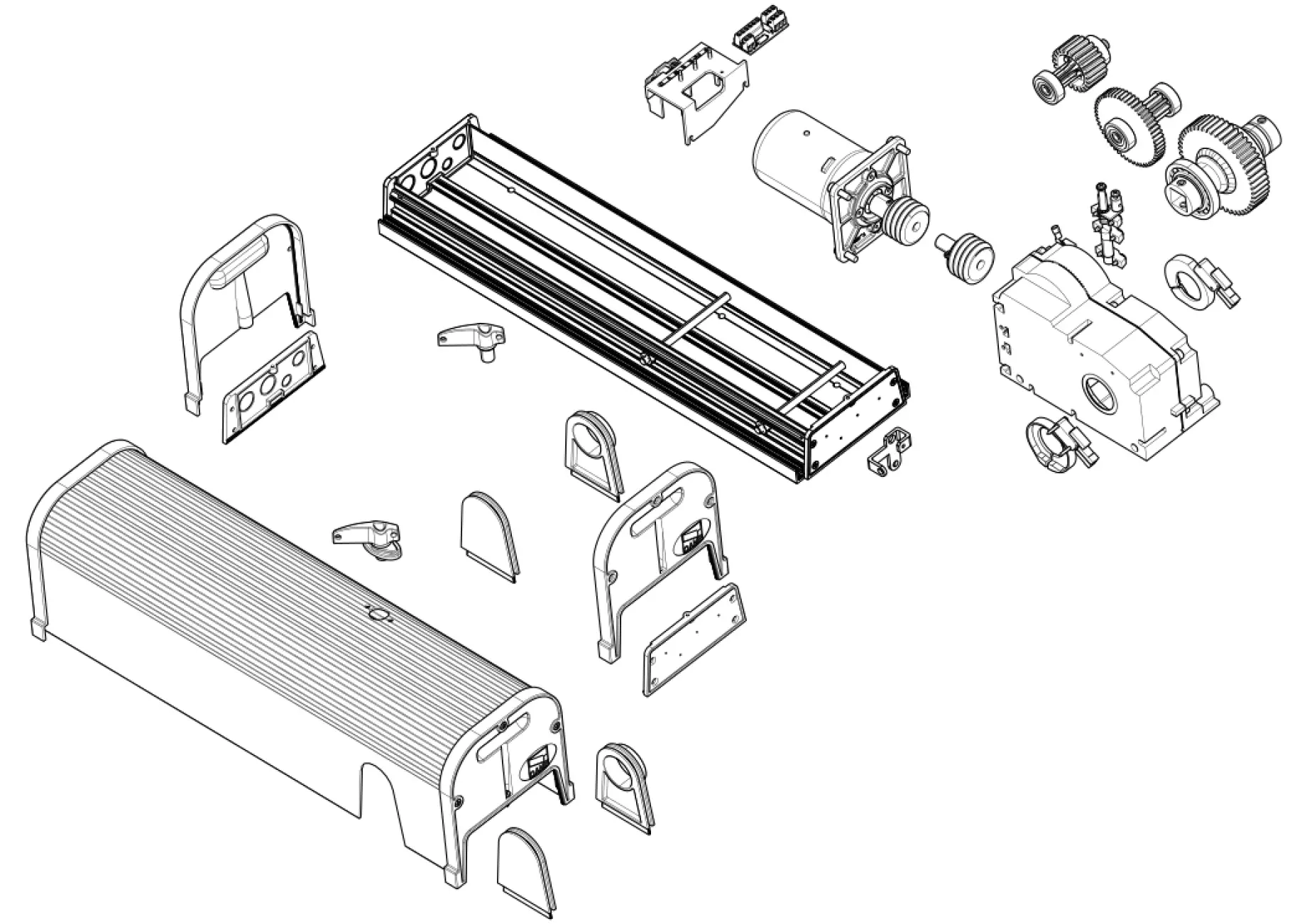 Сервисные запчасти, схема проезда CAME Came F4024E