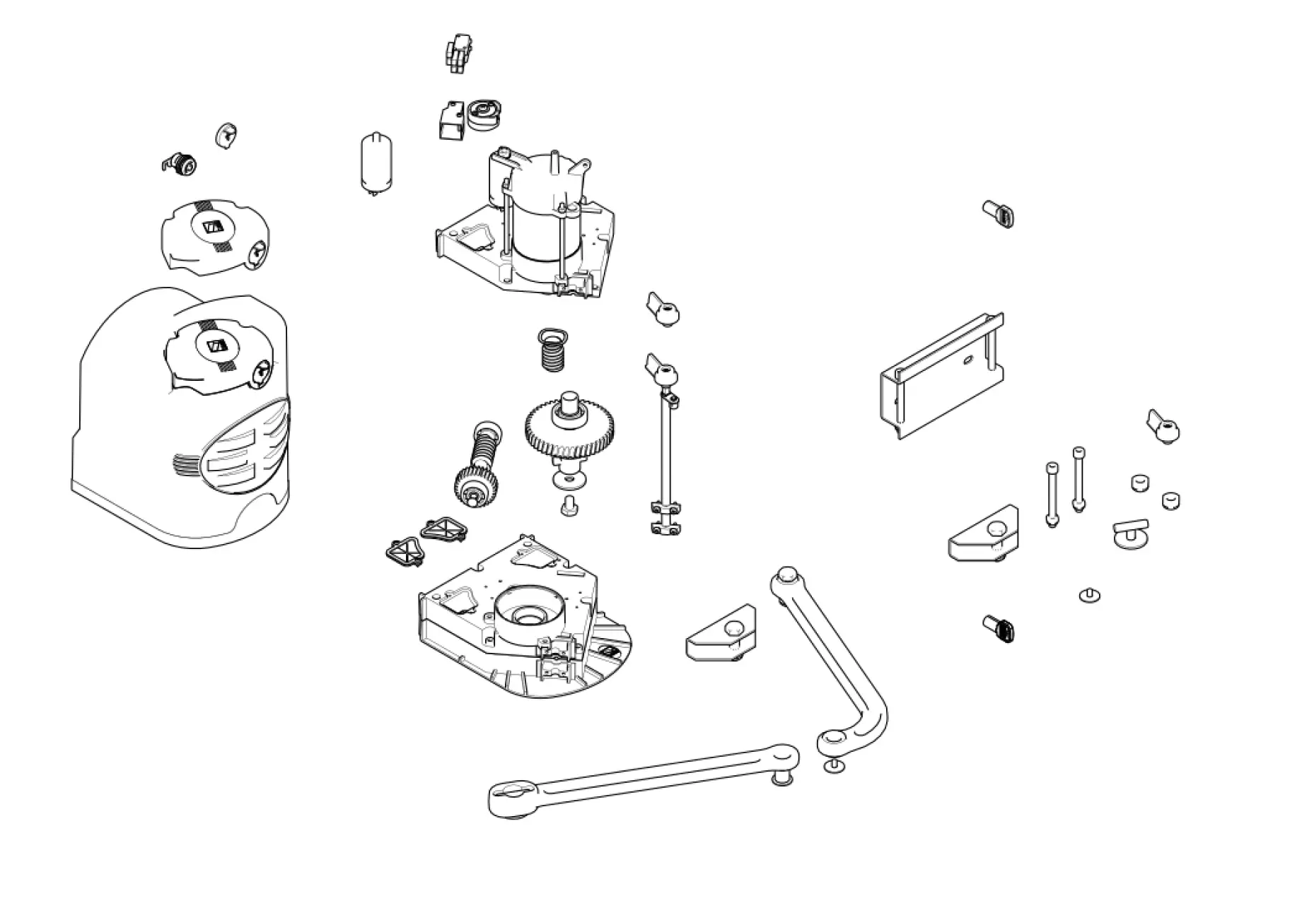 Сервисные запчасти, схема проезда CAME Came Fast F7001