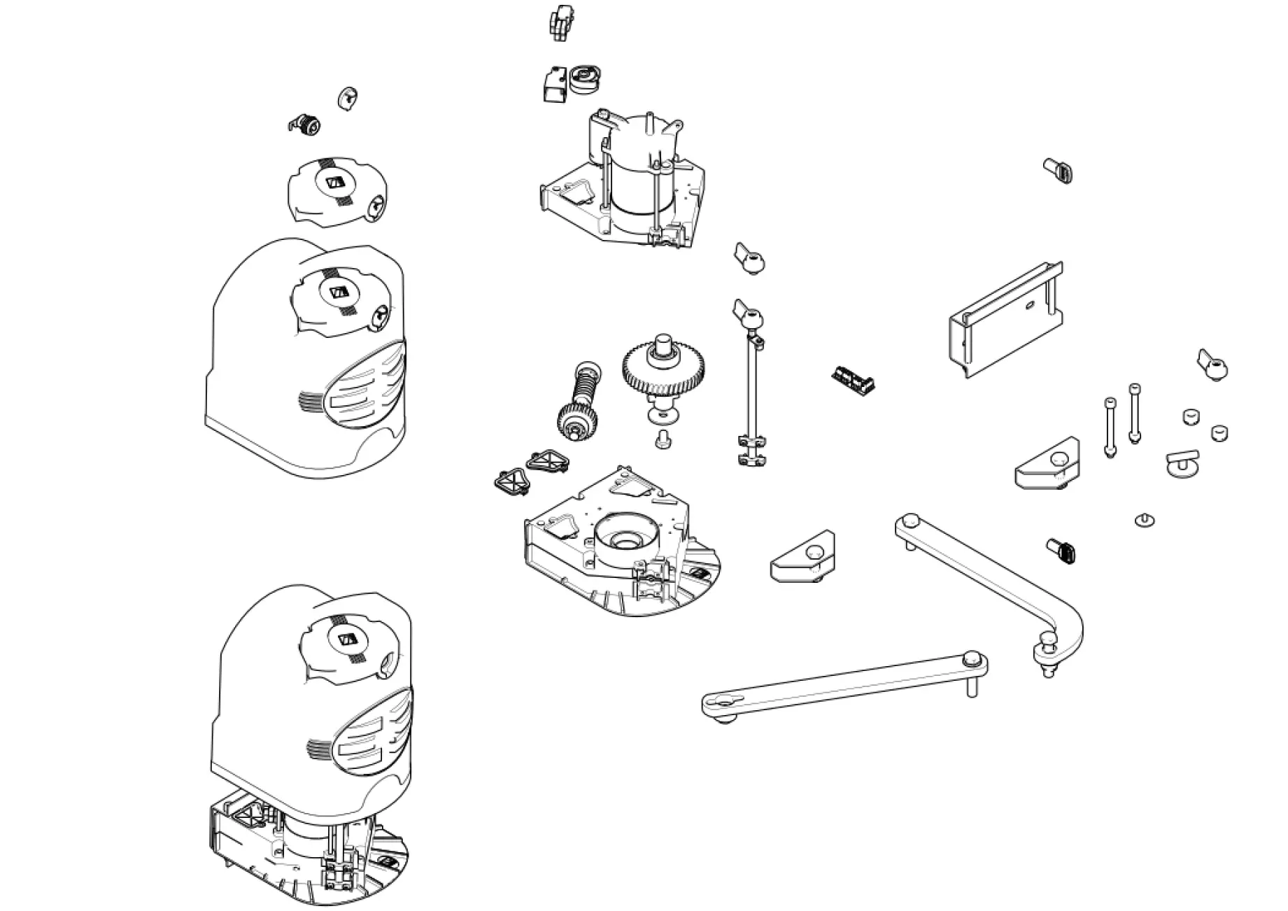 Сервисные запчасти, схема проезда CAME Came Fast F7024N