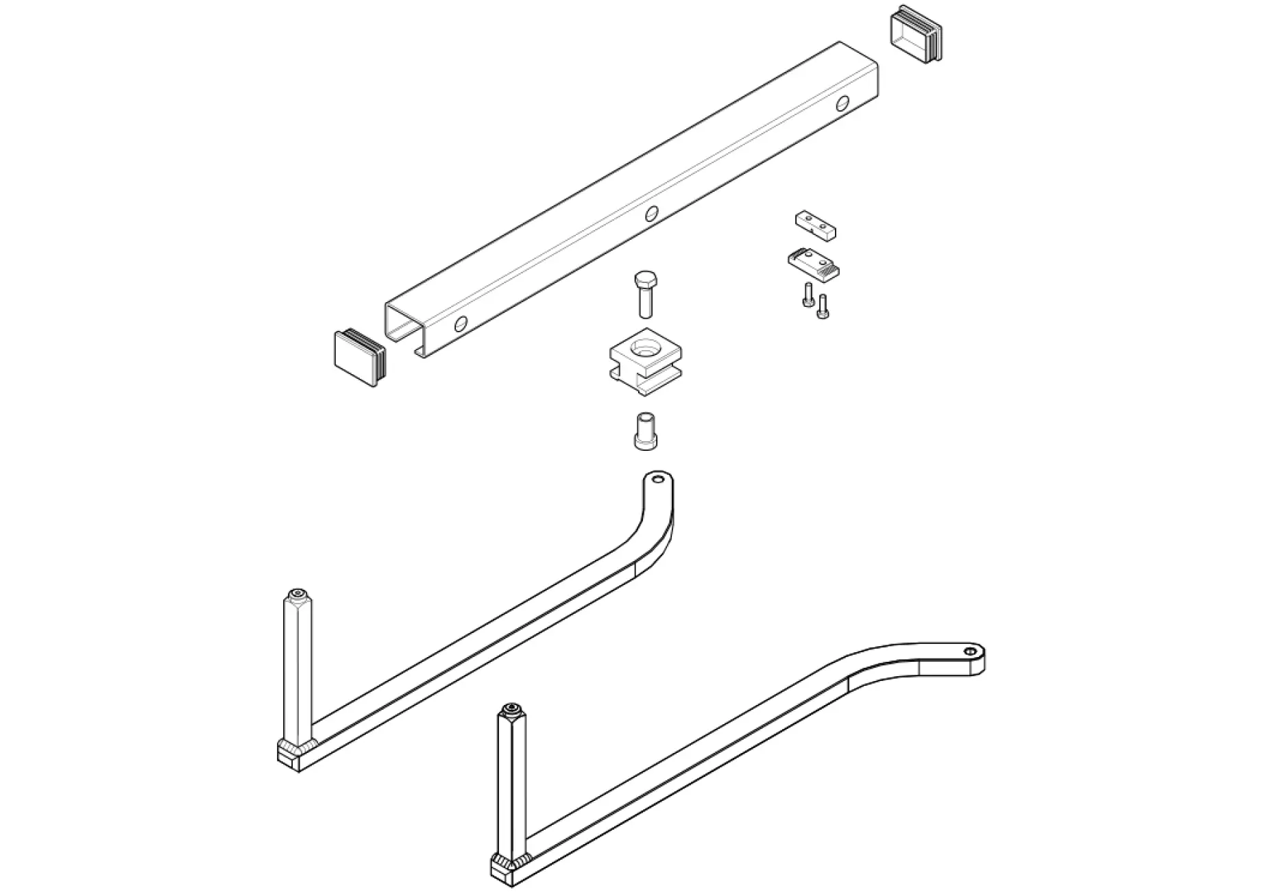 Сервисные запчасти, схема проезда CAME Came Ferni BDX BSX
