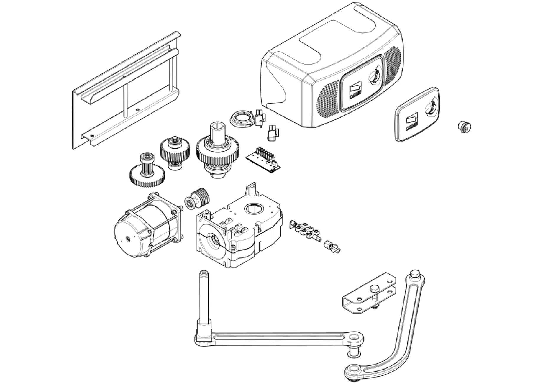 Сервисные запчасти, схема проезда CAME Came Ferni F1024