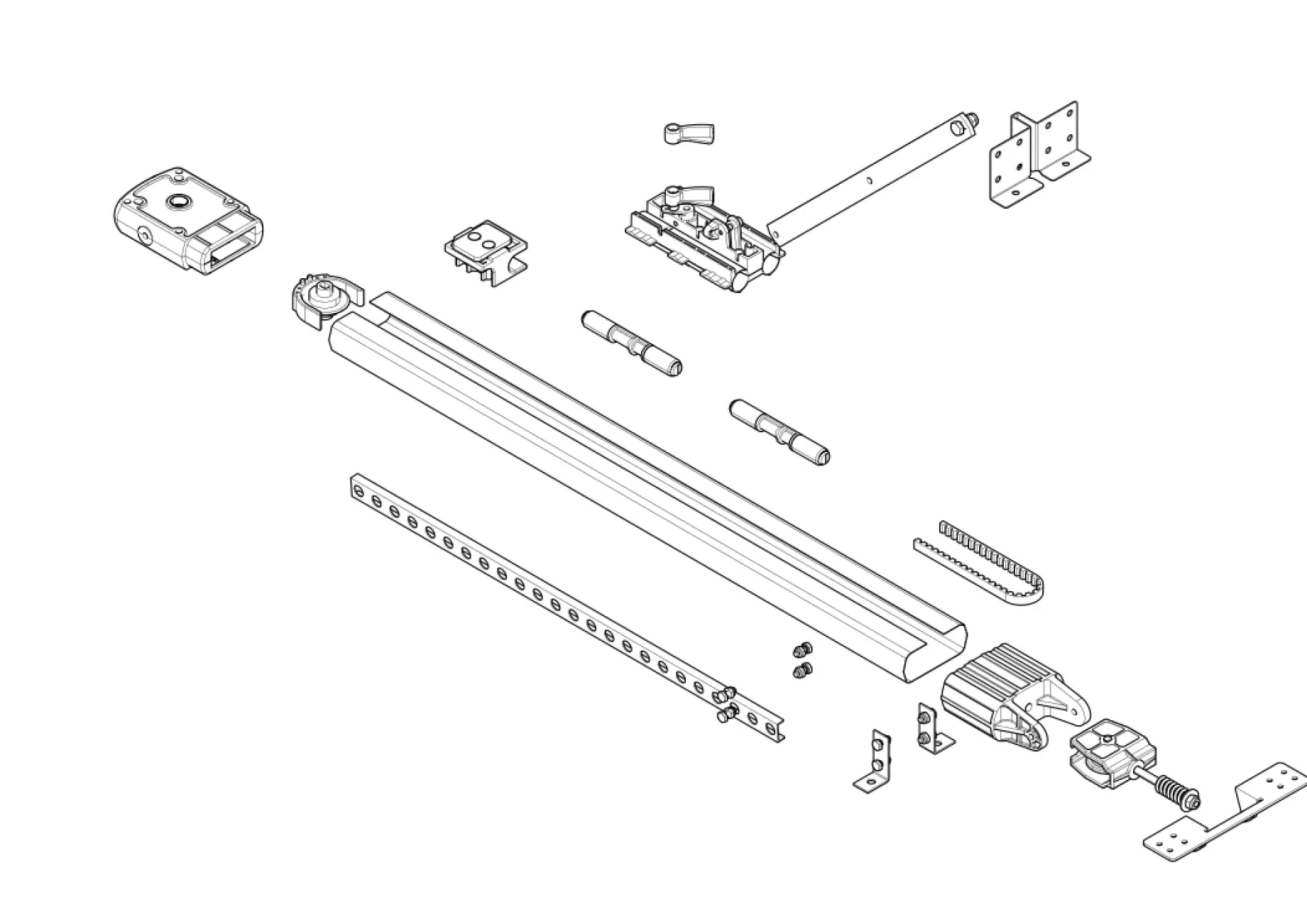 Сервисные запчасти, схема проезда CAME Came Guide Ver V0685