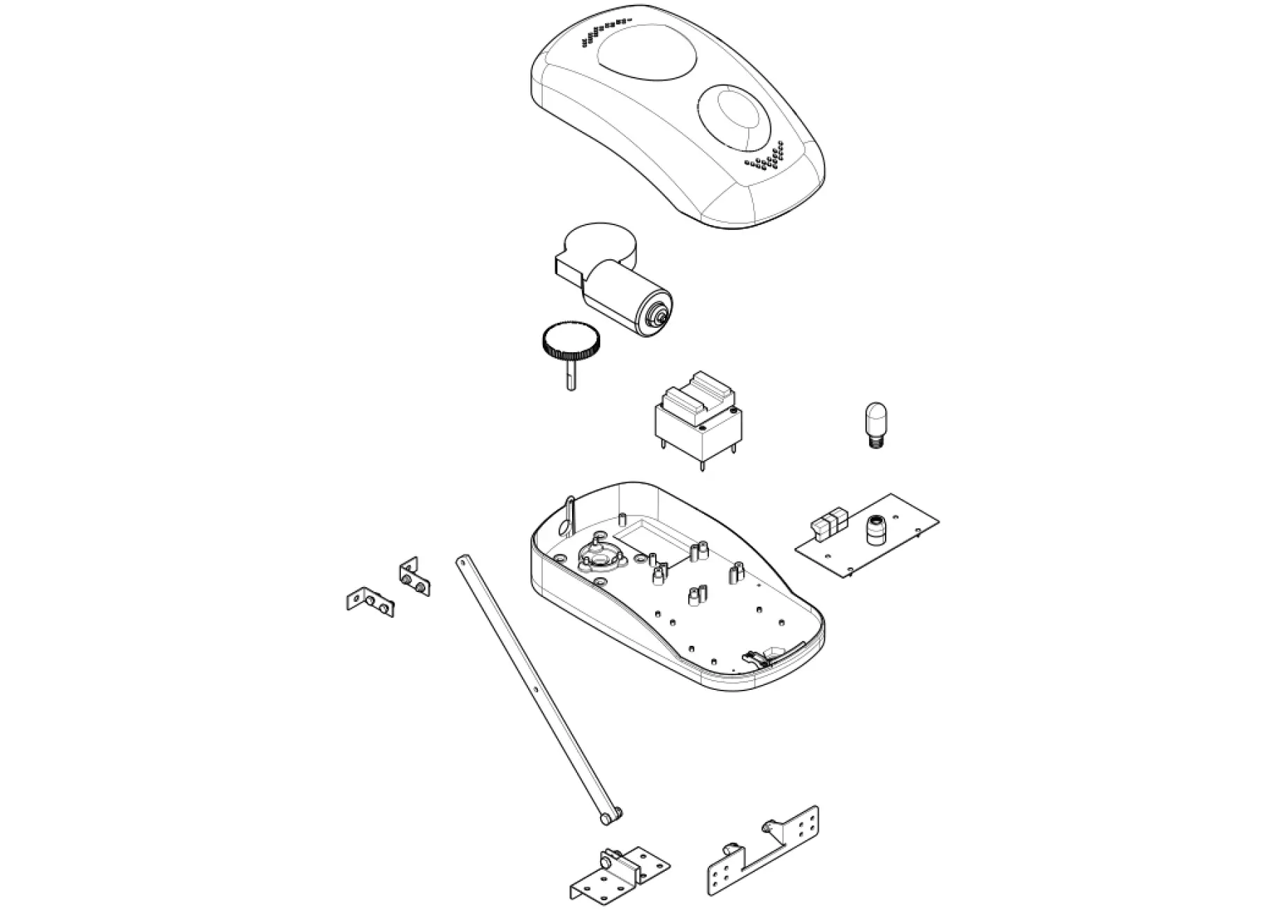 Сервисные запчасти, схема проезда CAME Came Ver 12