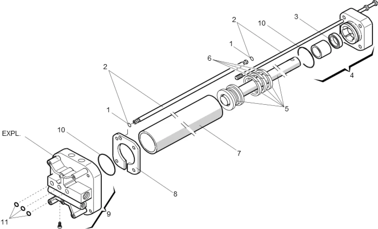 Сервисные запчасти, схема проезда FAAC Faac 402 CBC 2