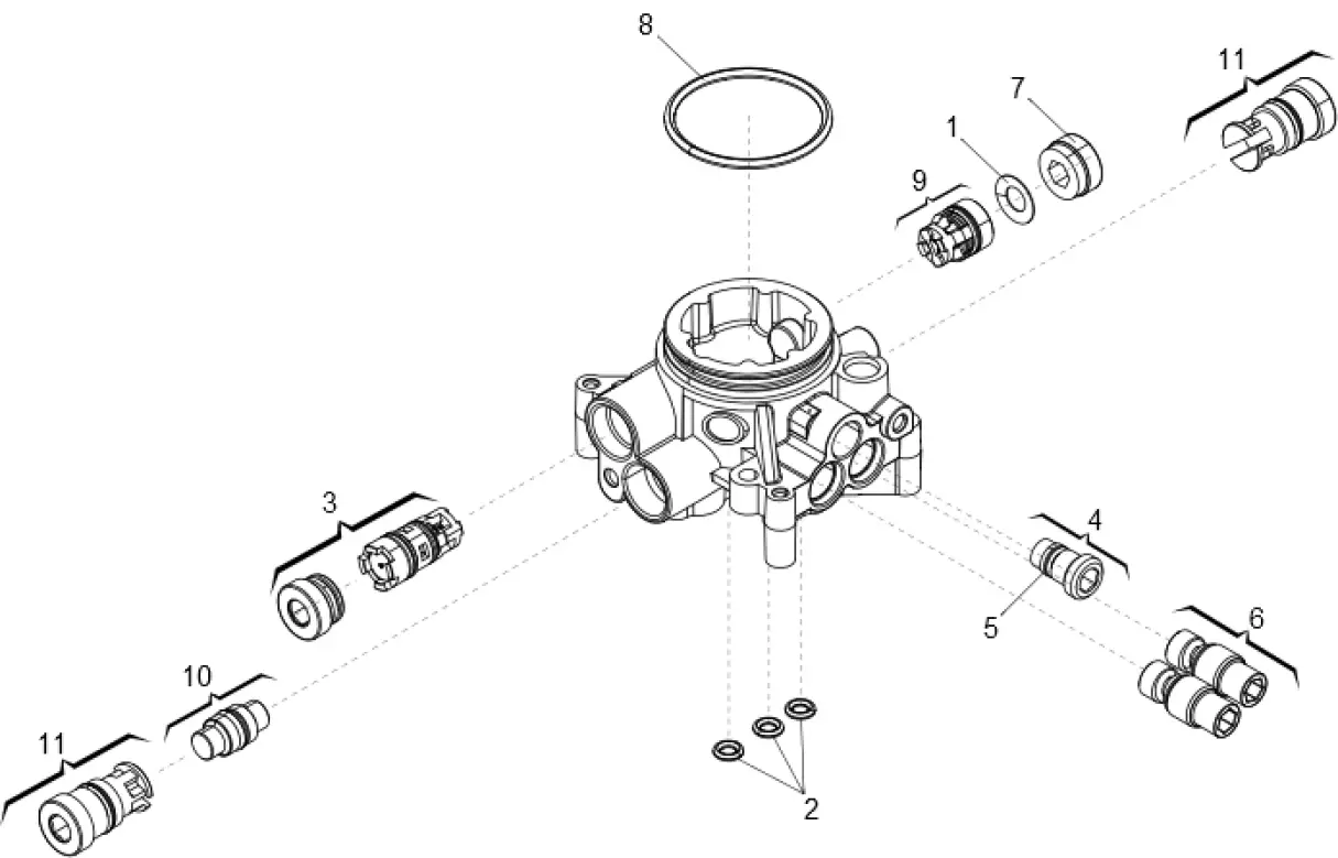 Сервисные запчасти, схема проезда FAAC Faac 422 SB Ошейник