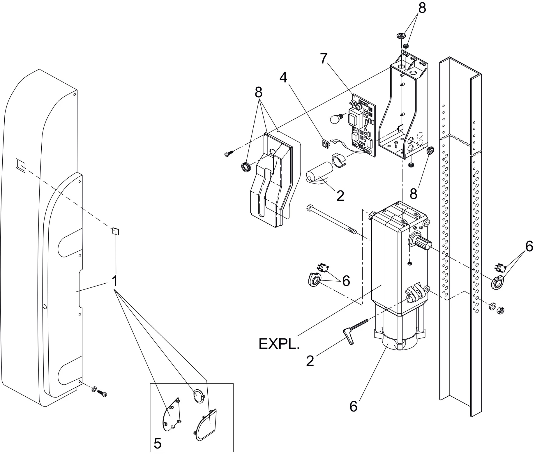 Сервисные запчасти, схема проезда Genius Genius Euro Breeze Slow