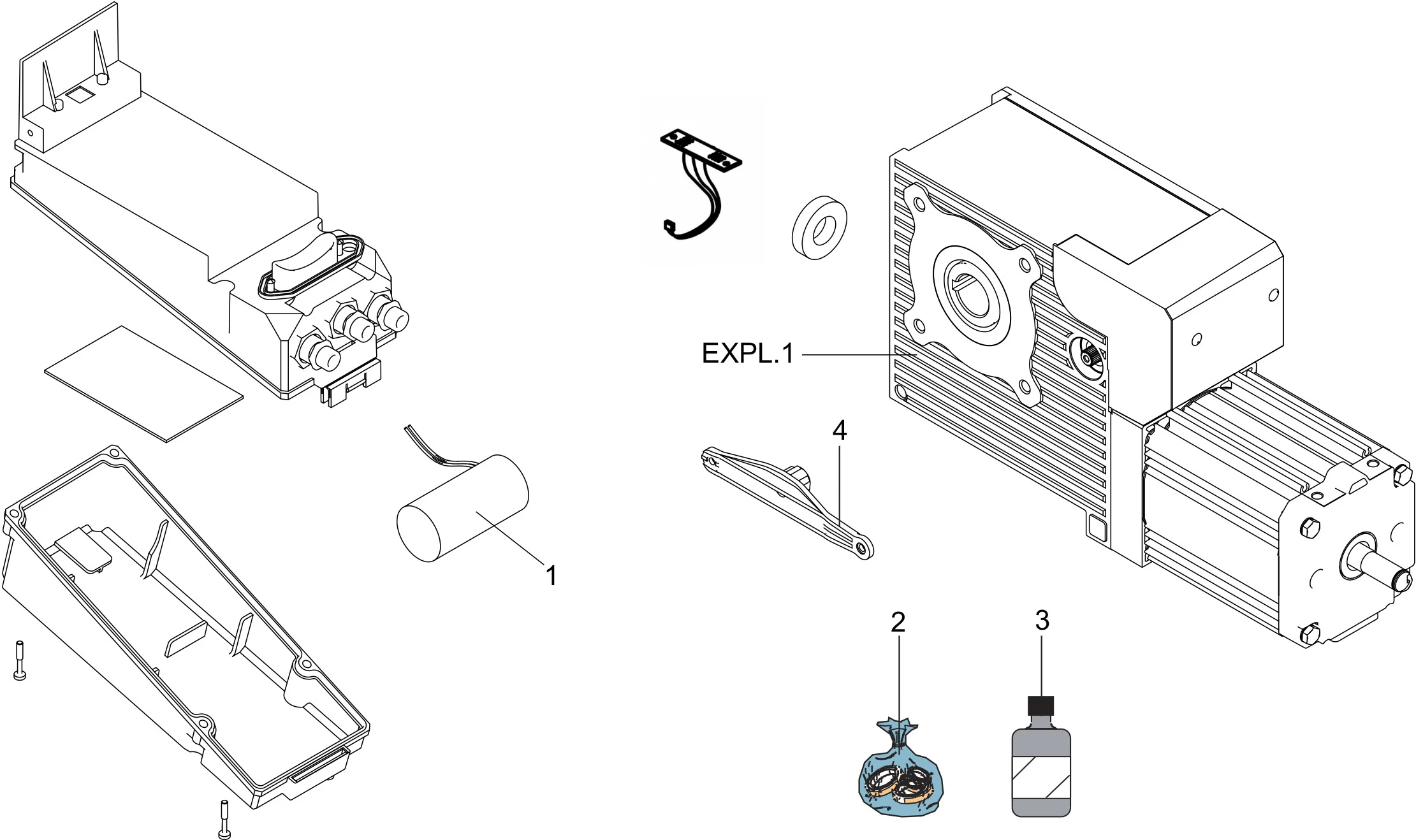 Сервисные запчасти, схема проезда Genius Genius Mercury  V