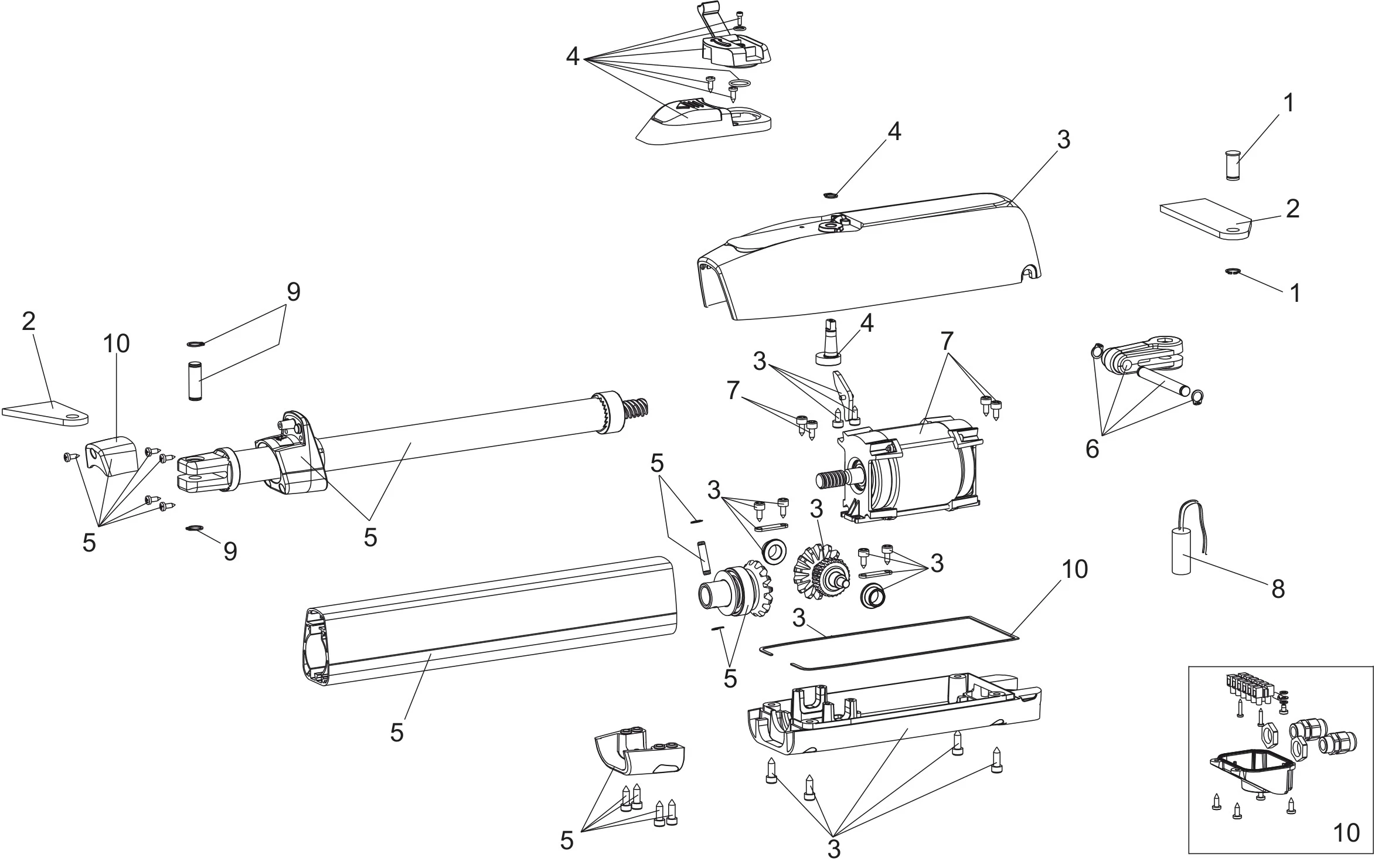 Сервисные запчасти, схема проезда Genius Genius Mistral 300