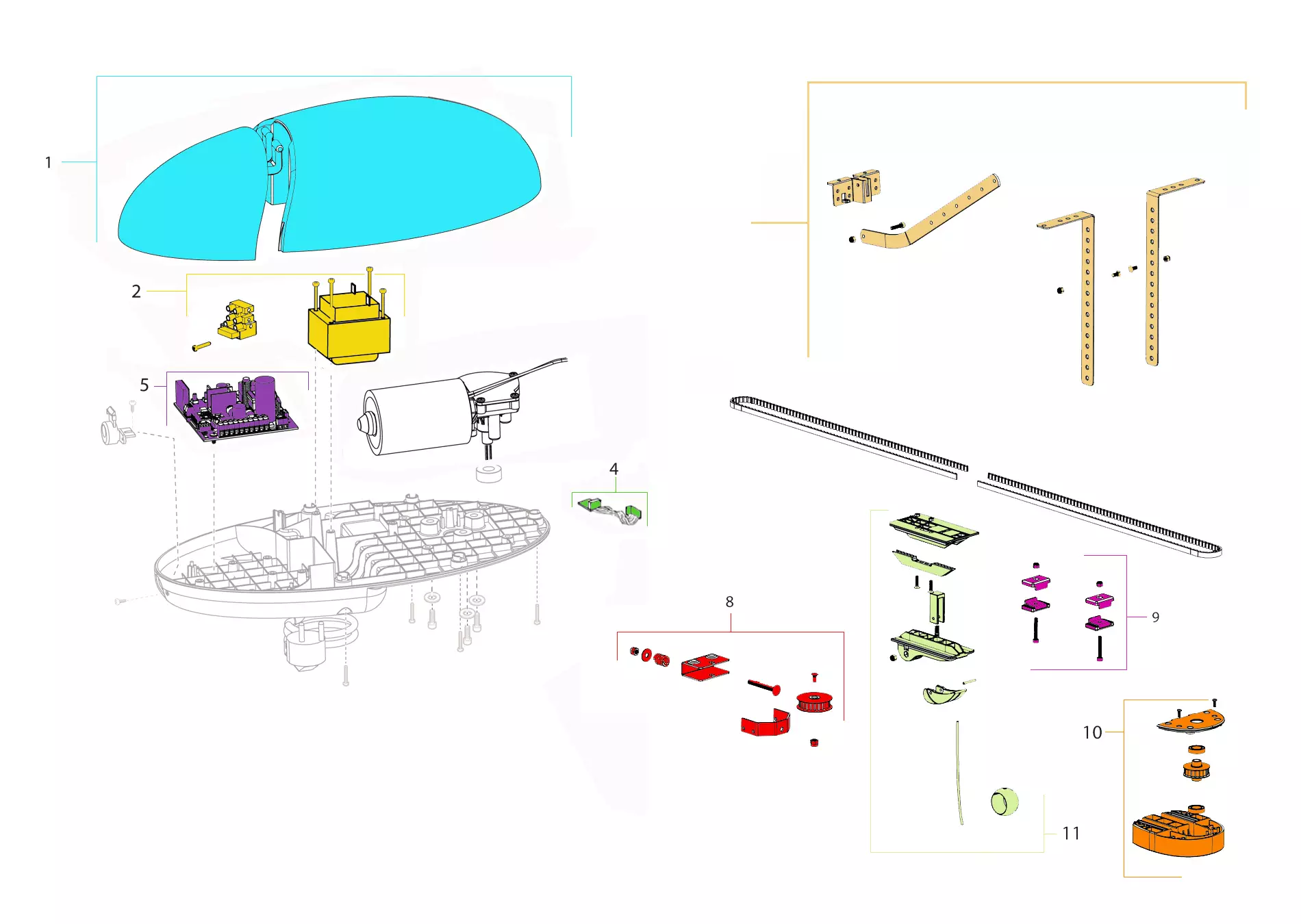 Сервисные запчасти, схема проезда KINGgates KINGgates Elevo 620