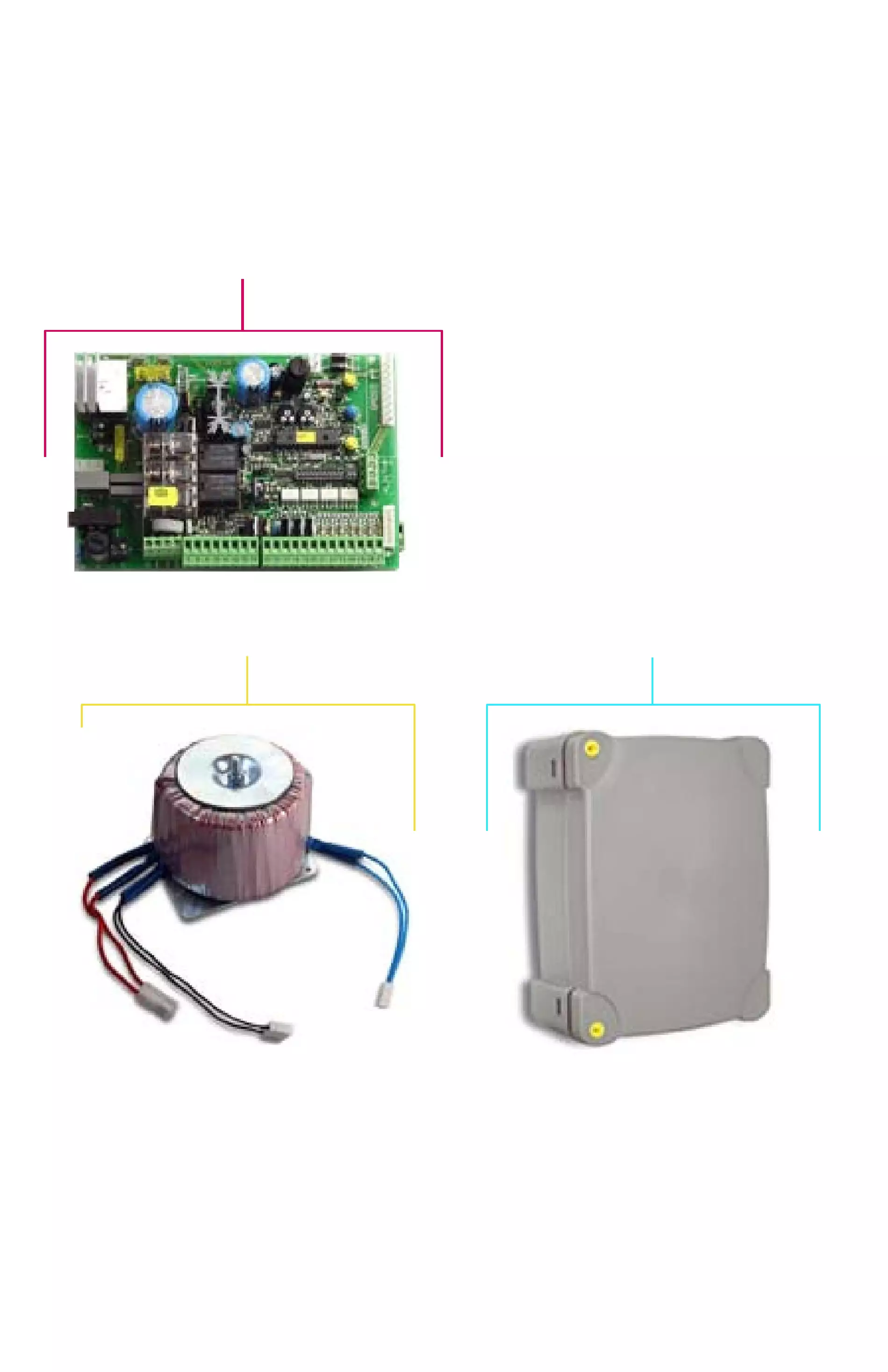 Сервисные запчасти, схема проезда Nice Nice A924 блок управления