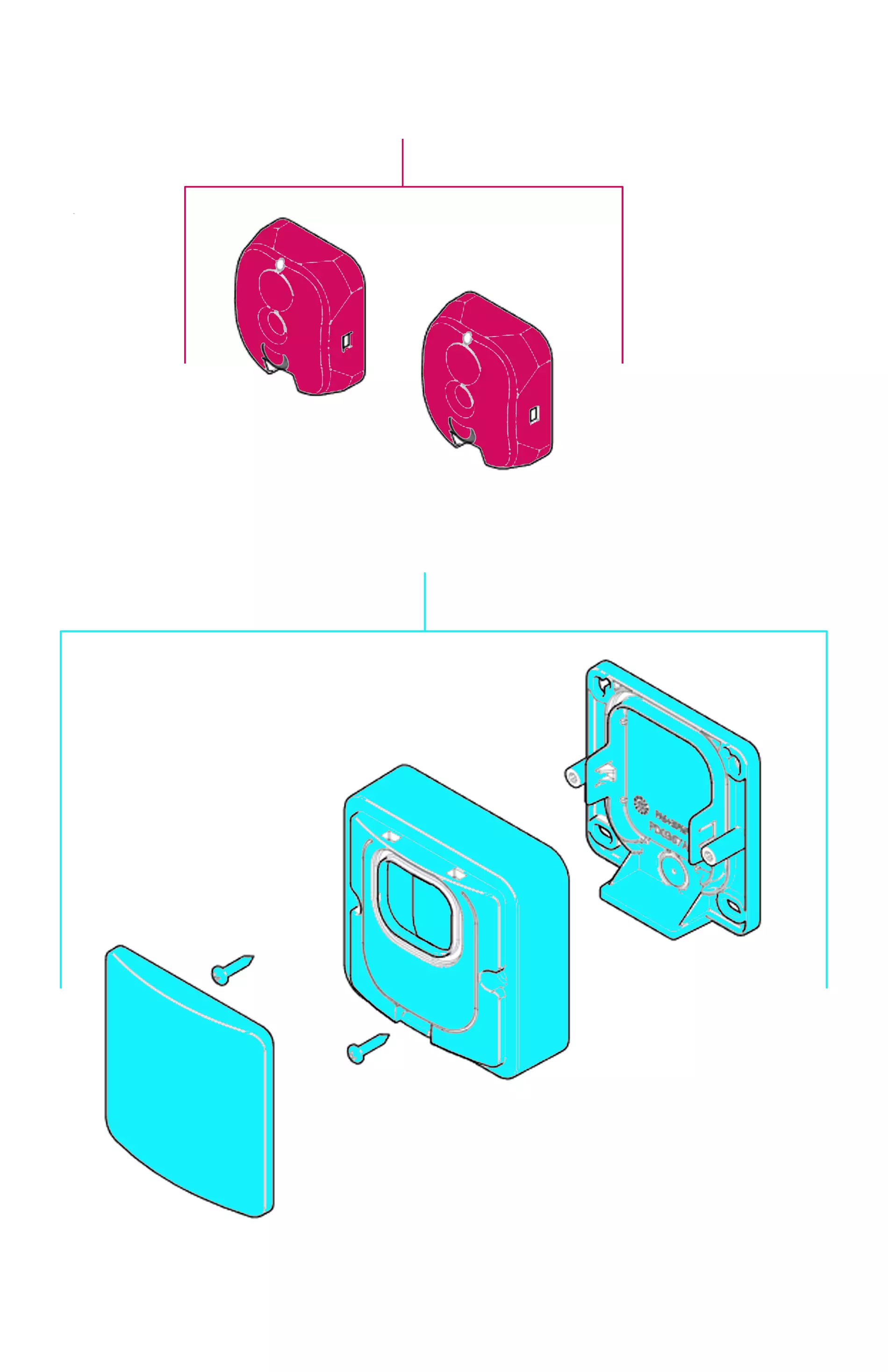 Сервисные запчасти, схема проезда Nice Nice EPL фотоэлемент