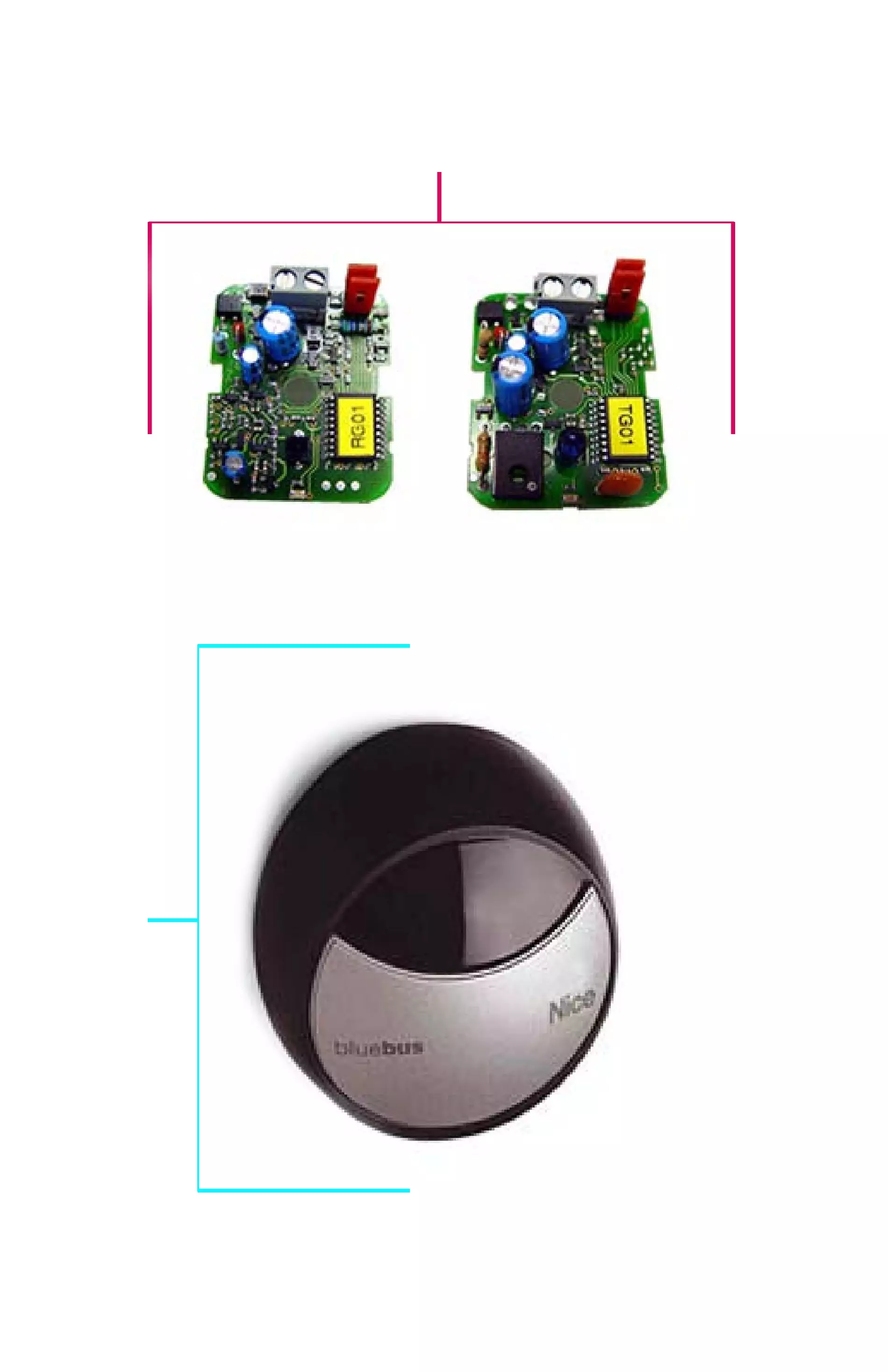 Сервисные запчасти, схема проезда Nice Nice MOFOB фотоэлемент