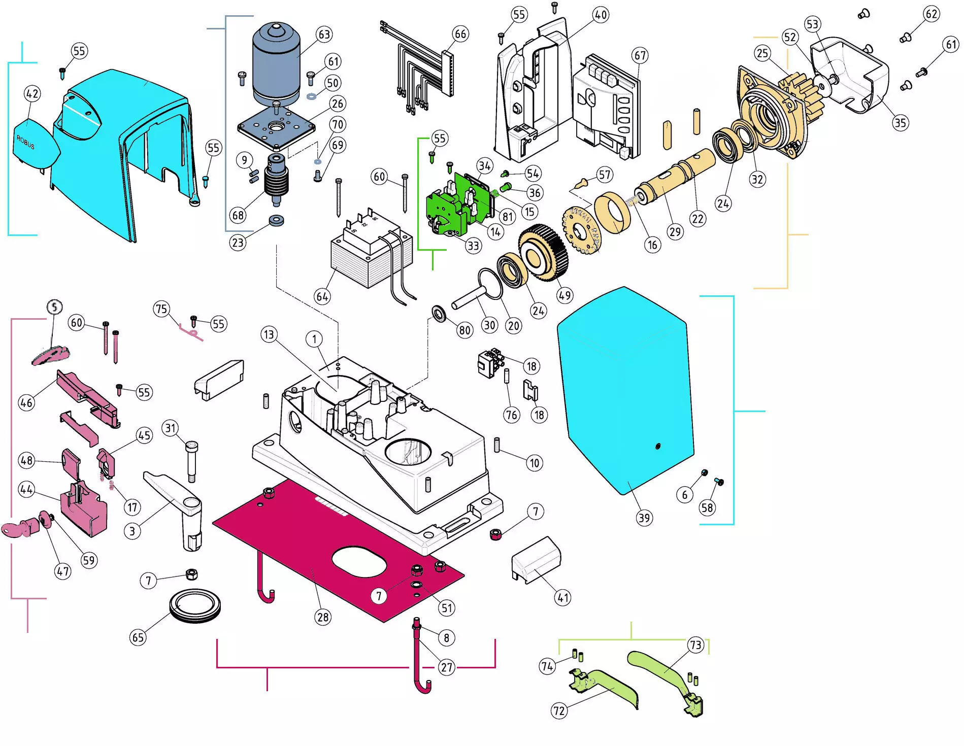 Сервисные запчасти, схема проезда Nice Nice Road 200