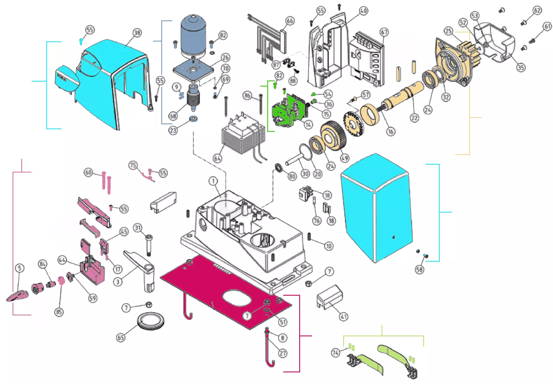 Сервисные запчасти, схема проезда Nice Nice Road 400