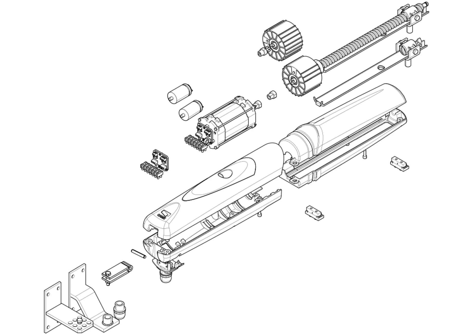 Szervizalkatrészek, vezetési séma CAME Came Axo AX412306