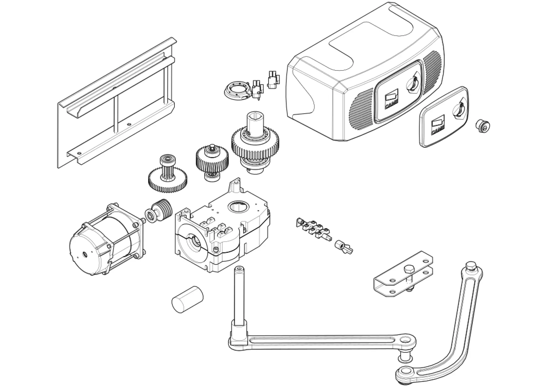 Szervizalkatrészek, vezetési séma CAME Came Ferni F1000